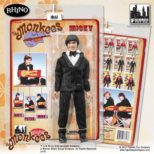 Figures Toy Company - The Monkees - Micky Dolenz (Tuxedo) 8" Action Figure