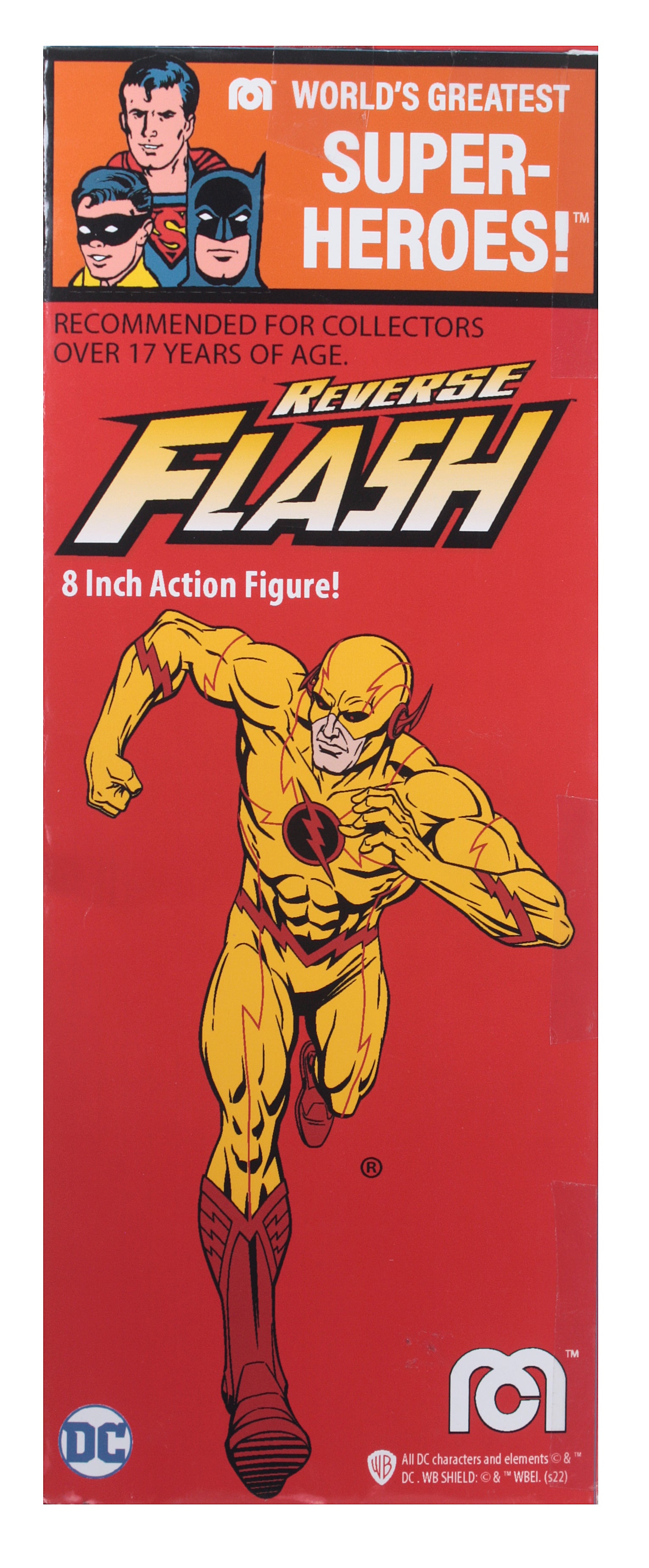 Mego Wave 17 - Reverse Flash 50th Anniversary World's Greatest Superheroes (Classic Box) 8" Action Figure