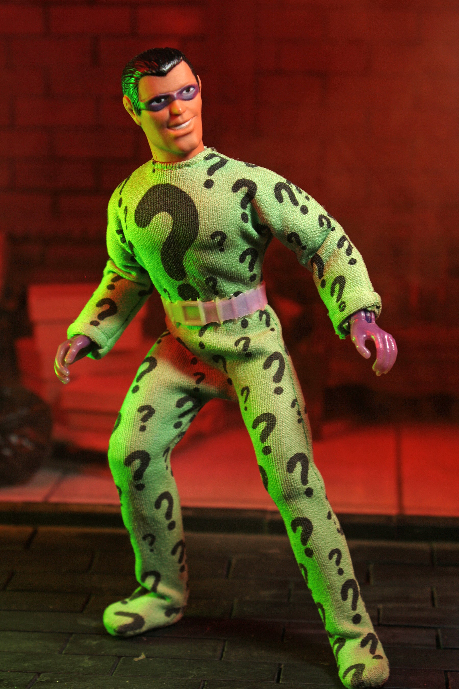 Mego Wave 17 - Riddler 50th Anniversary World's Greatest Superheroes (Classic Box) 8" Action Figure