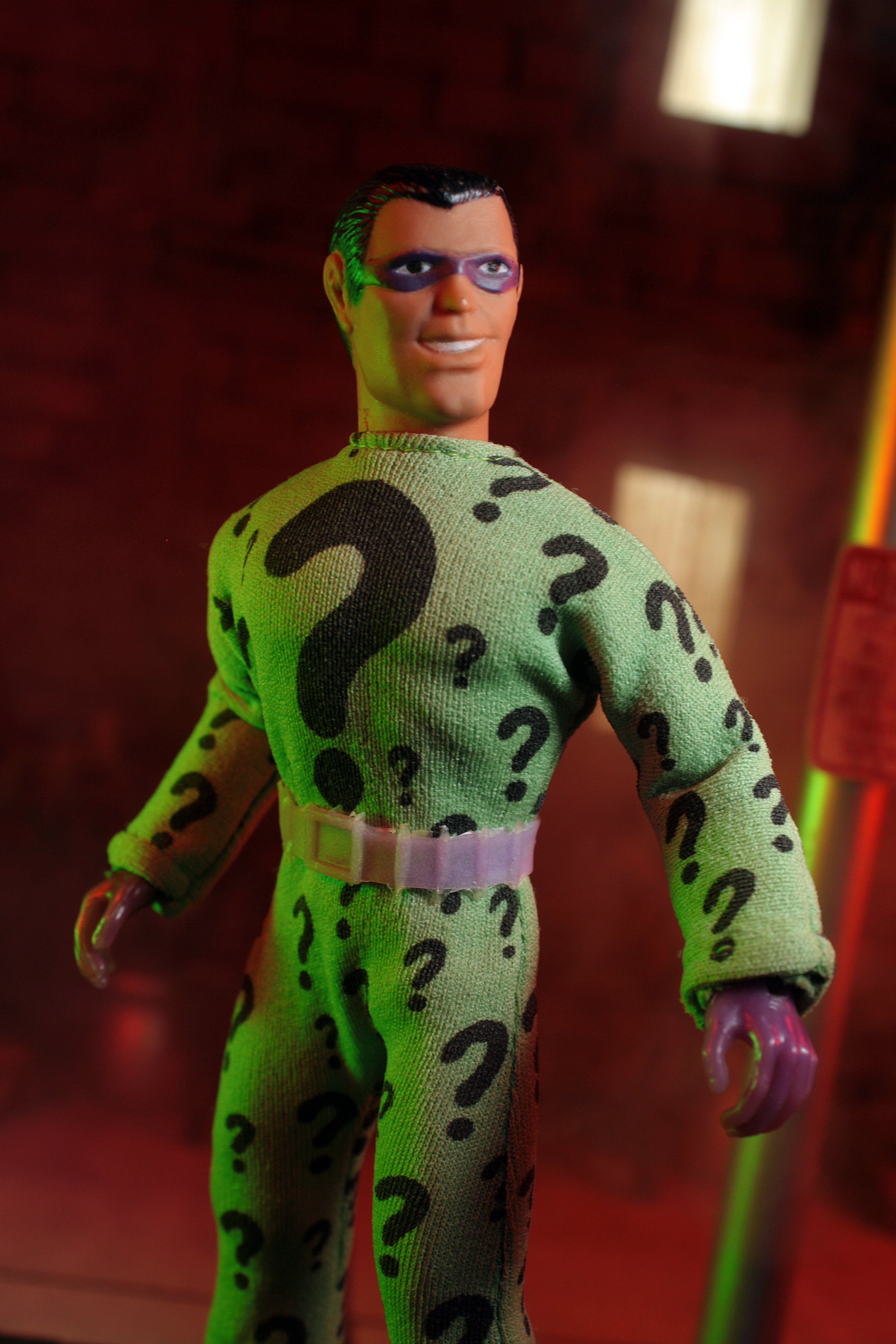 Mego Wave 17 - Riddler 50th Anniversary World's Greatest Superheroes (Classic Box) 8" Action Figure