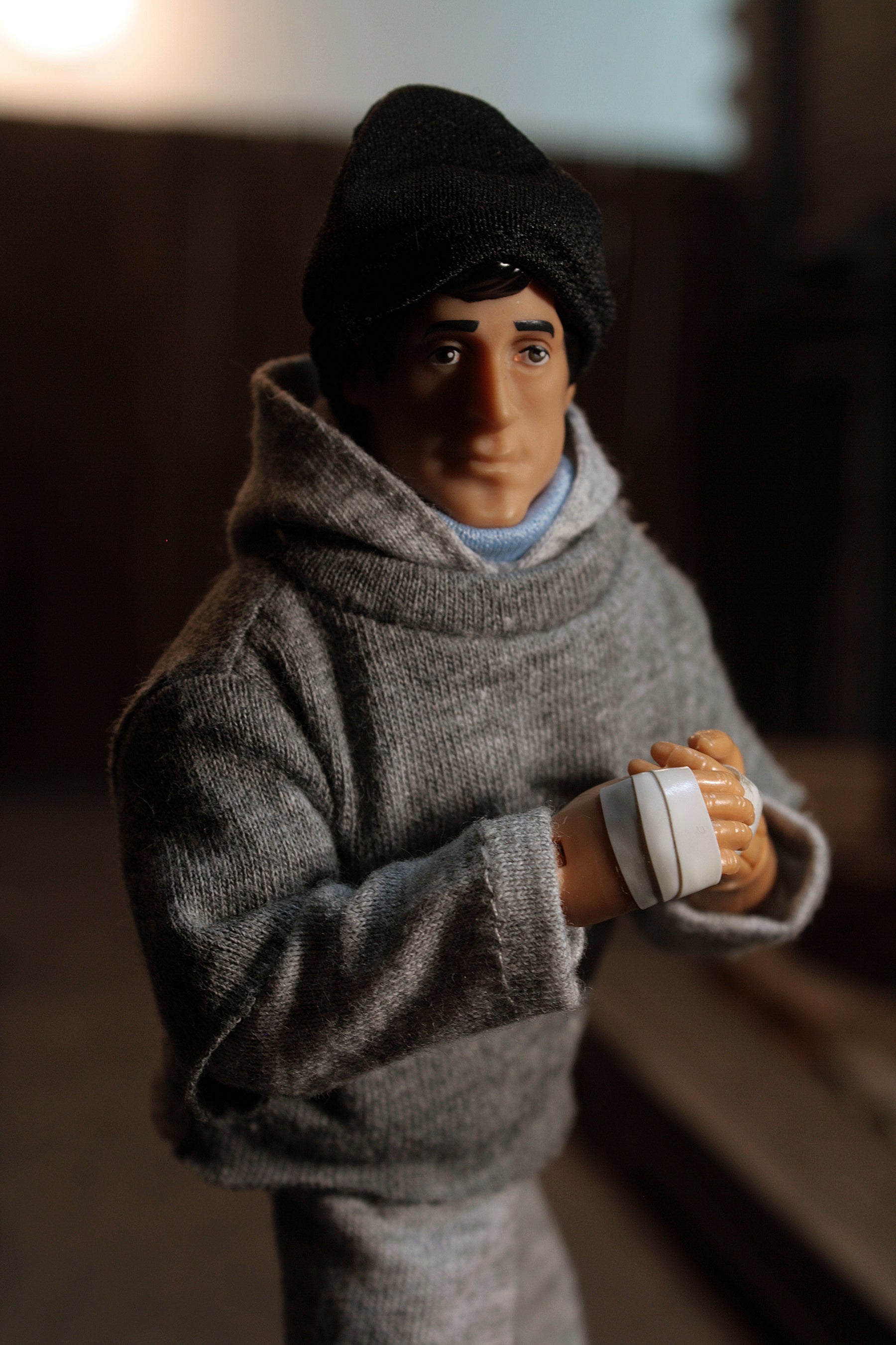 ZLC MEGO Exclusive Rocky Balboa in Training Sweatsuit 8" Action Figure - Zlc Collectibles