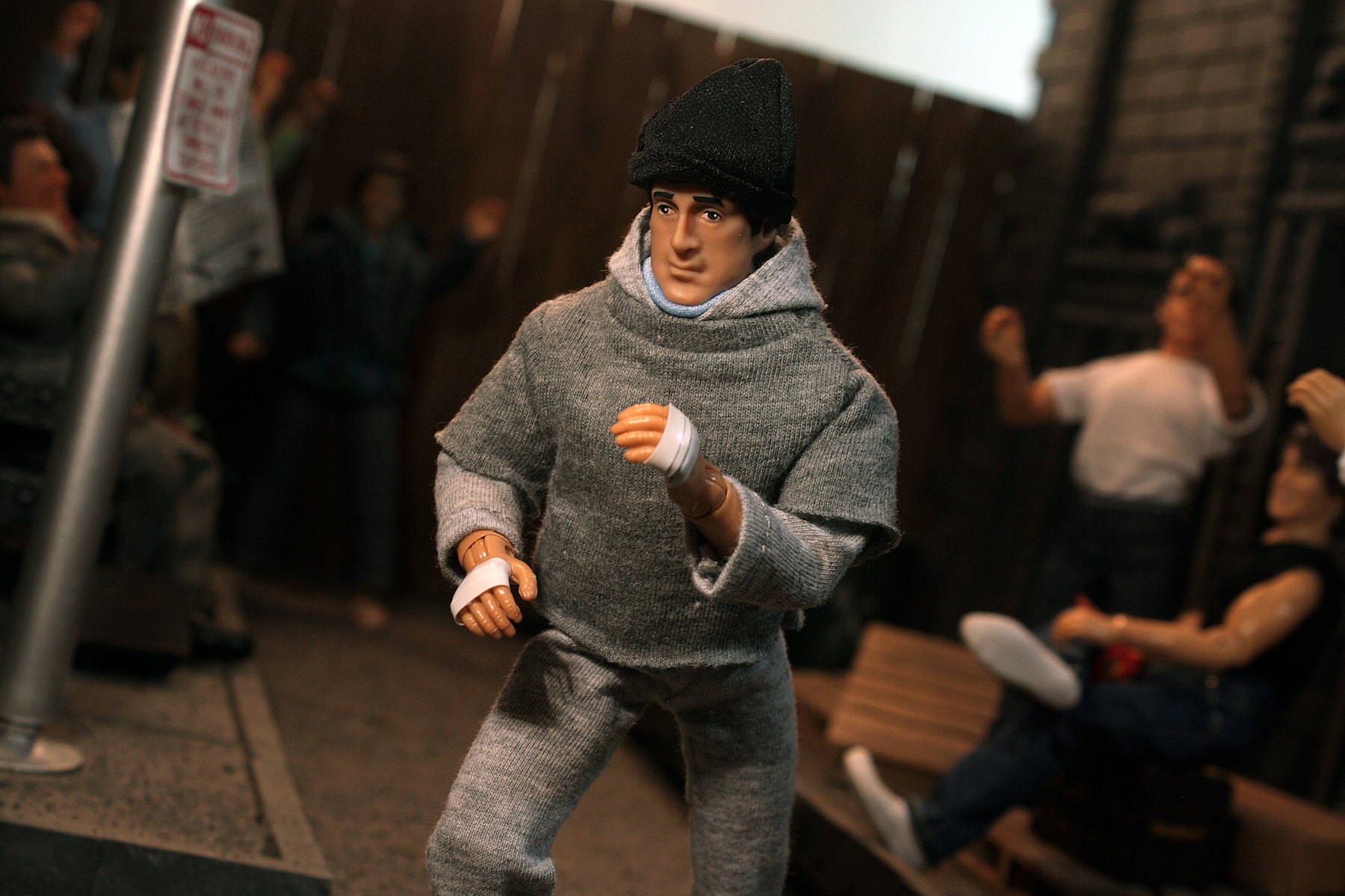 ZLC MEGO Exclusive Rocky Balboa in Training Sweatsuit 8" Action Figure - Zlc Collectibles