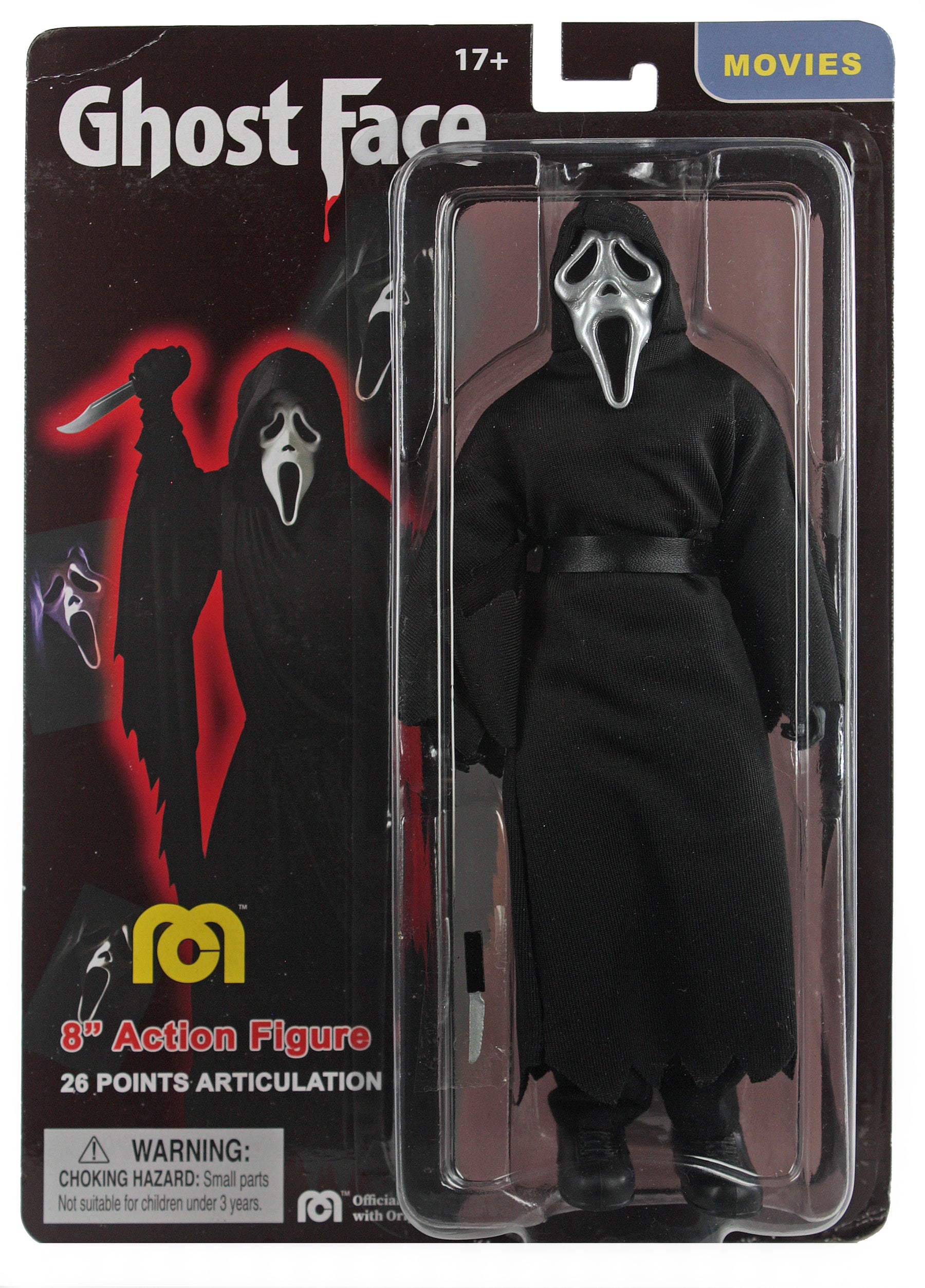 Mego Movies Wave 17 - Ghostface (Assorted Skull Face Colors) 8" Action Figure