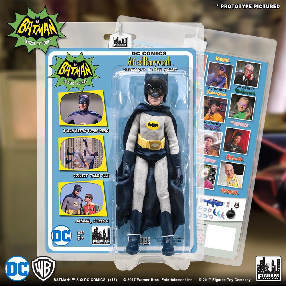 Batman Classic TV Series - Alfred Disguised as Batman 8" Action Figure - Zlc Collectibles