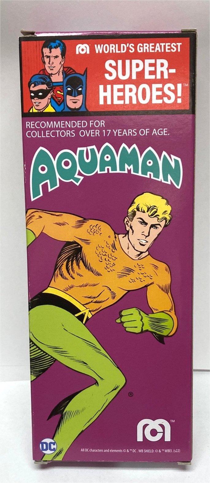 Mego Wave 16 - Aquaman 50th Anniversary World's Greatest Superheroes (Classic Box) 8" Action Figure