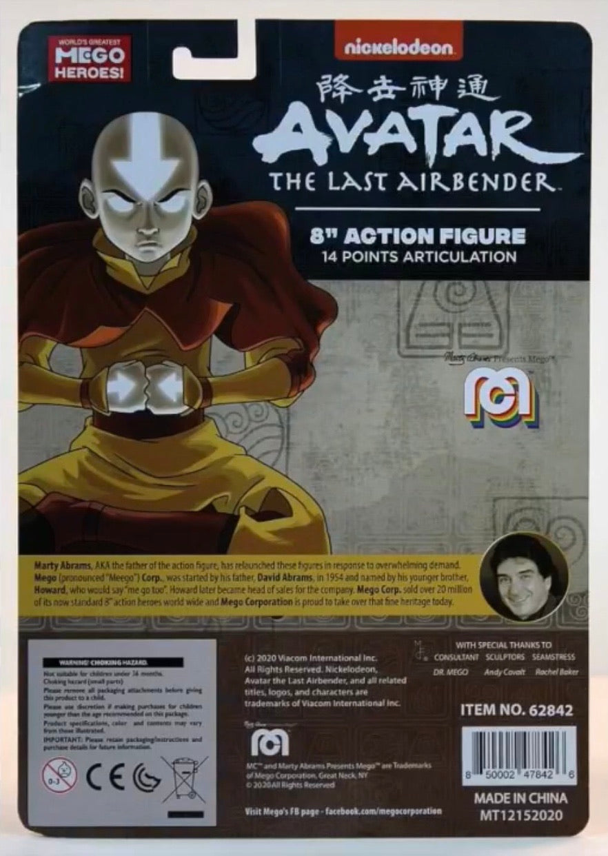 Mego Movies Wave 12 - Avatar: The Last Air Bender 8" Action Figure - Zlc Collectibles