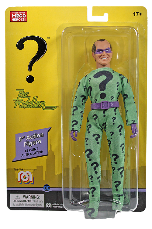 Mego DC Wave 12 - Riddler 8" Action Figure - Zlc Collectibles