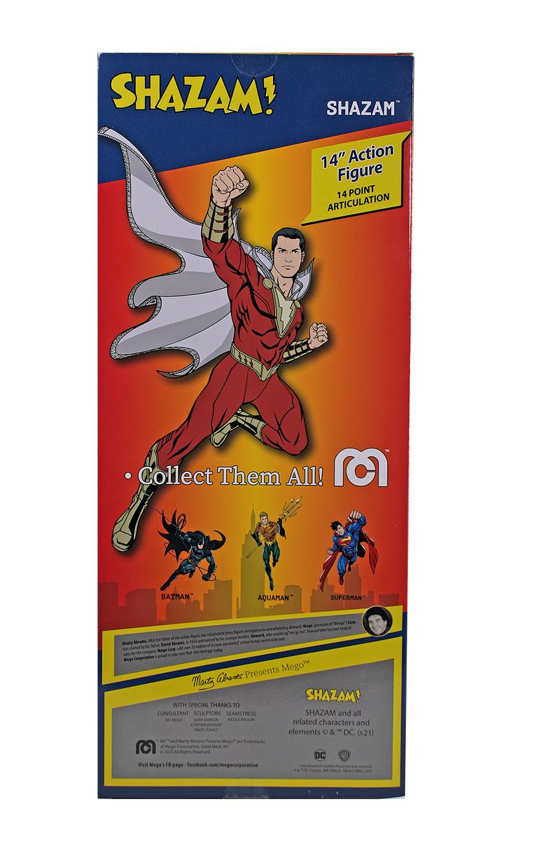 Mego DC Shazam 14" Action Figure - Zlc Collectibles