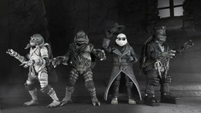 NECA - Universal Monsters x TMNT - Ultimate Black & White Action Figure 4-Pack (Pre-Order Ships October)