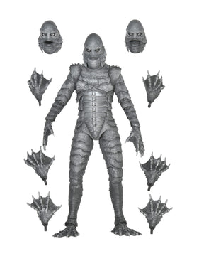 NECA Universal Monsters Ultimate Creature from the Black Lagoon (B&W) 7” Action Figure