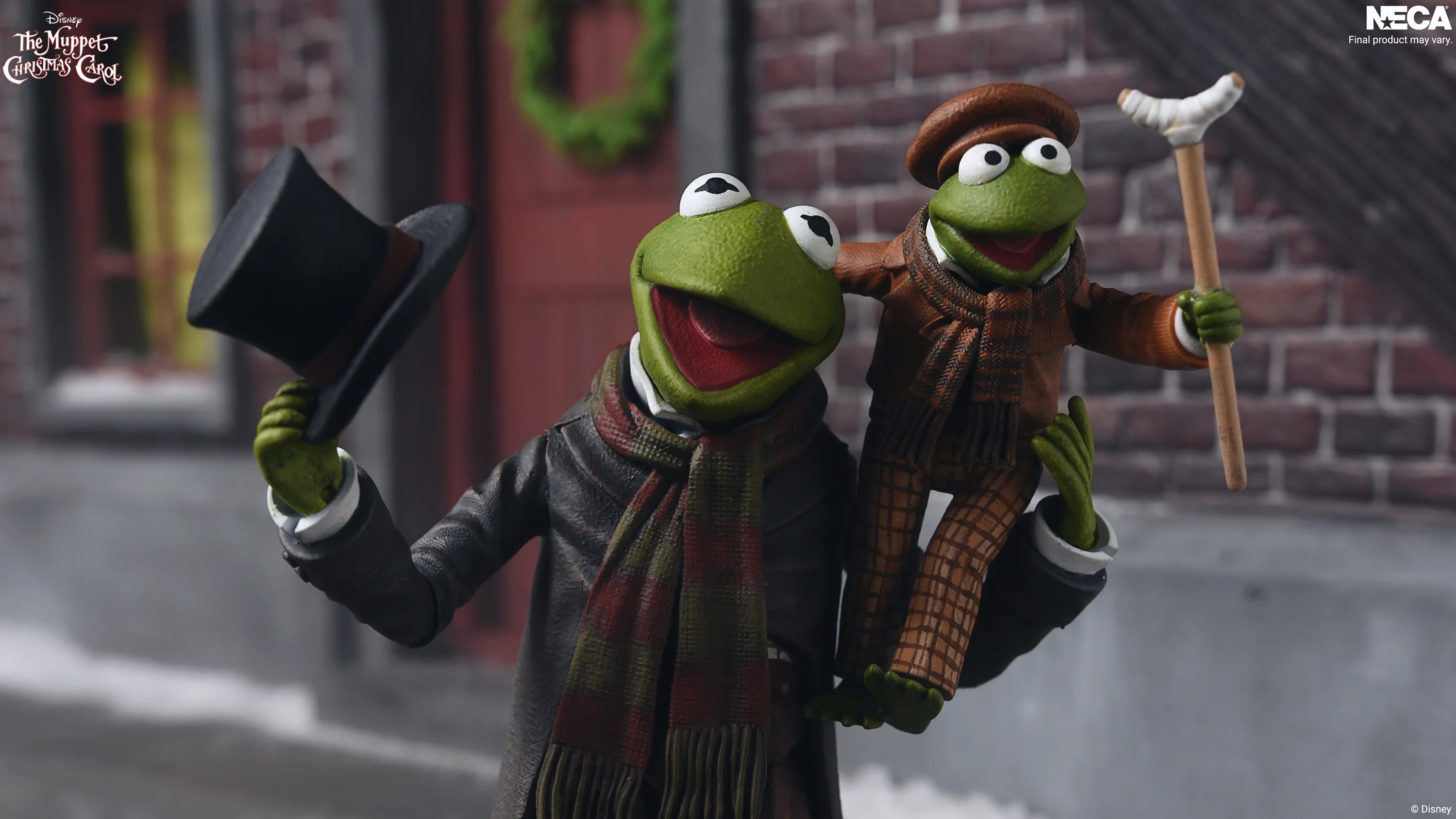 NECA - The Muppets - The Muppet Christmas Carol - Ultimate Kermit As Bob Cratchet & Robin As Tiny Tim 7" Scale Action Figure 2-Pack (Pre-Order Ships 4th Quarter 2026)