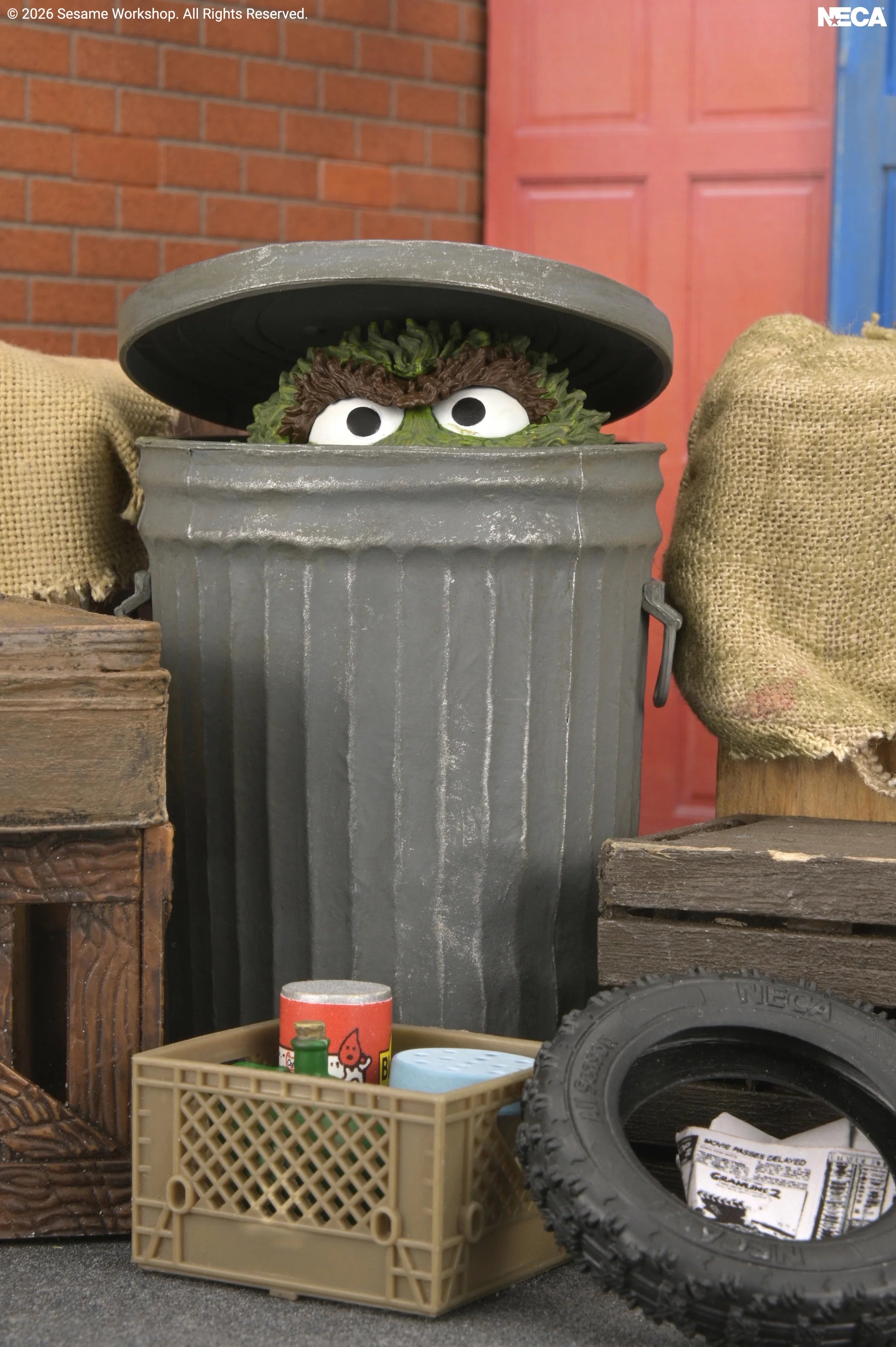 NECA - Sesame Street - Ultimate Oscar The Grouch 7" Scale Action Figure (Pre-Order Ships 4th Quarter 2026)