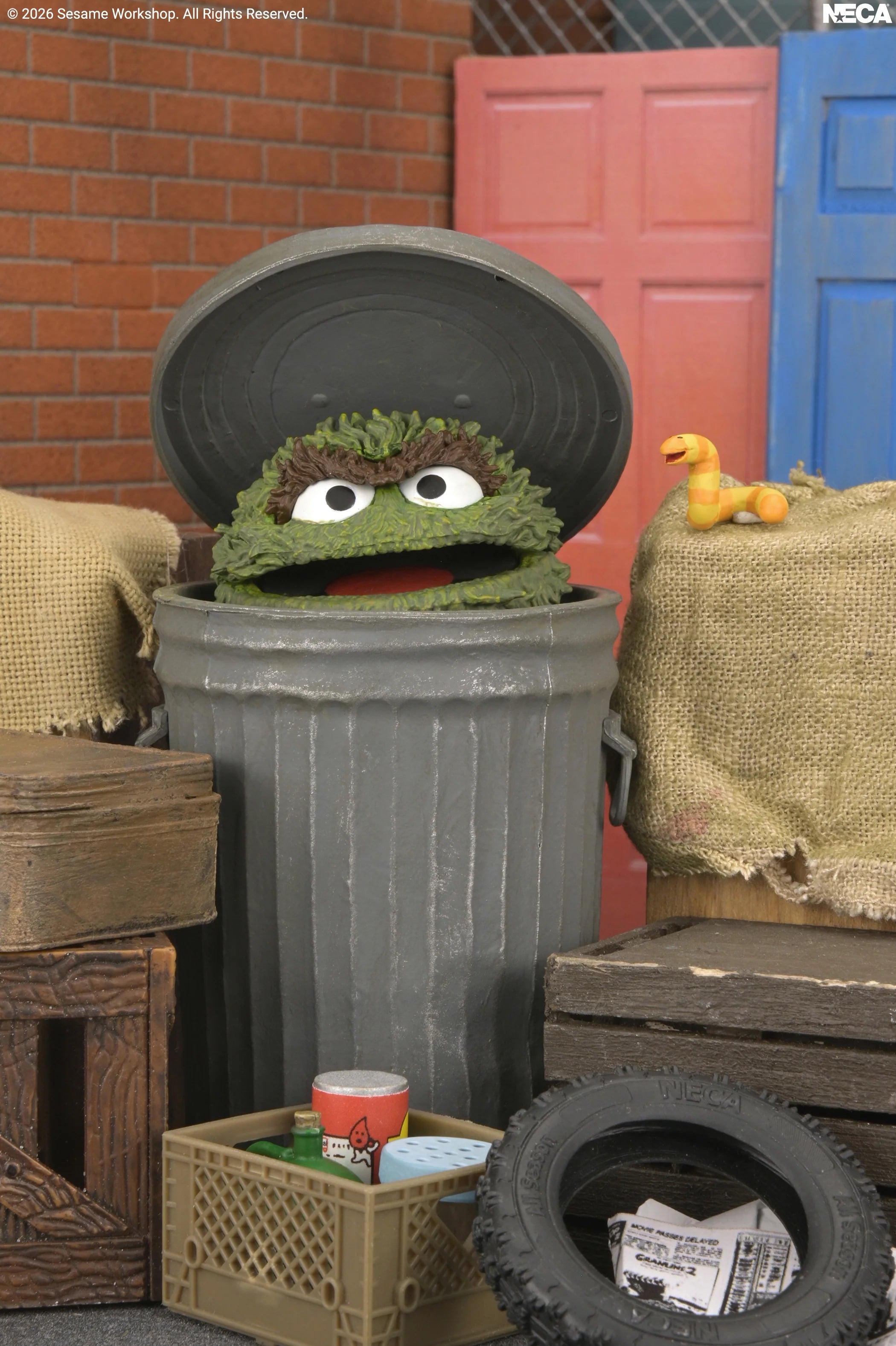 NECA - Sesame Street - Ultimate Oscar The Grouch 7" Scale Action Figure (Pre-Order Ships 4th Quarter 2026)