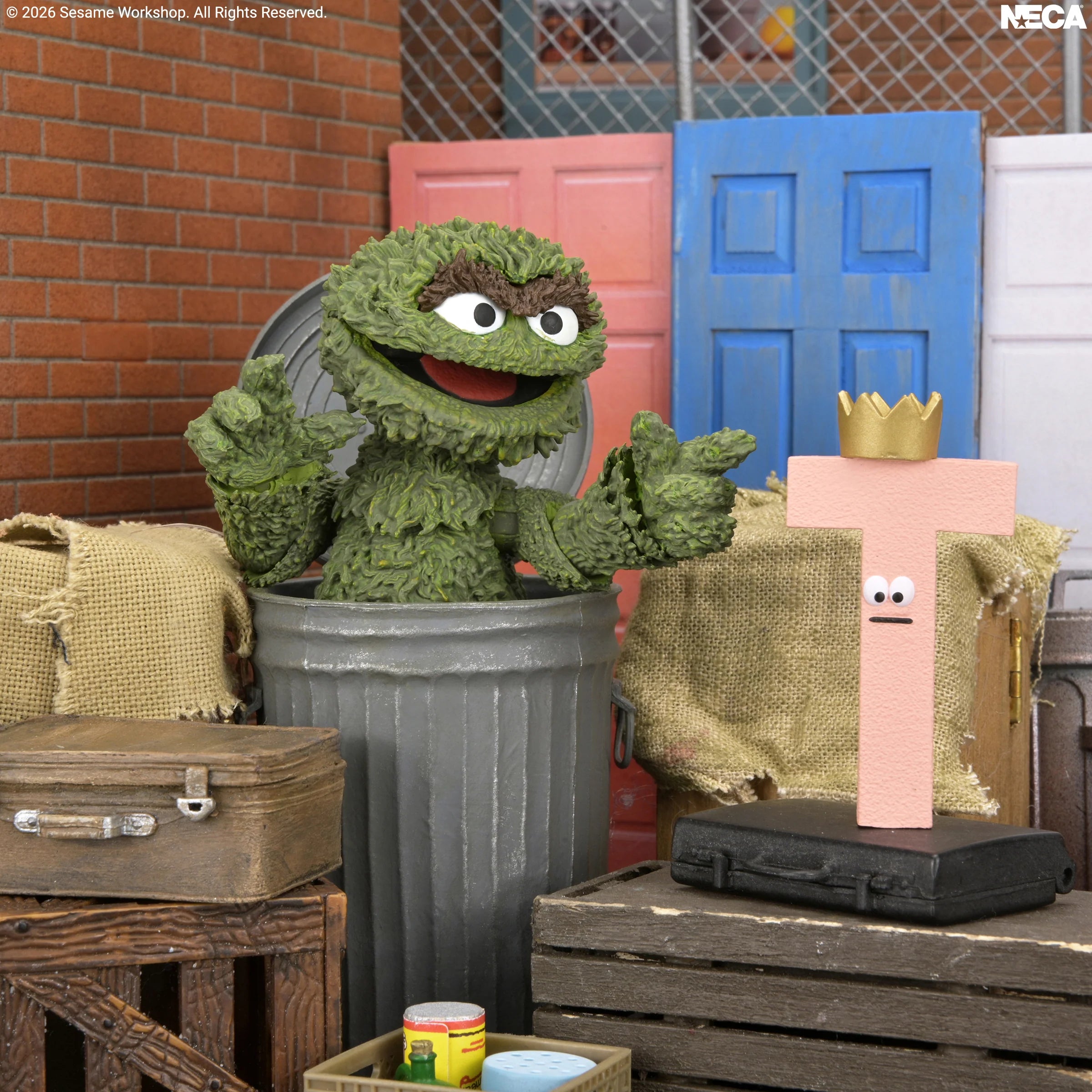 NECA - Sesame Street - Ultimate Oscar The Grouch 7" Scale Action Figure (Pre-Order Ships 4th Quarter 2026)