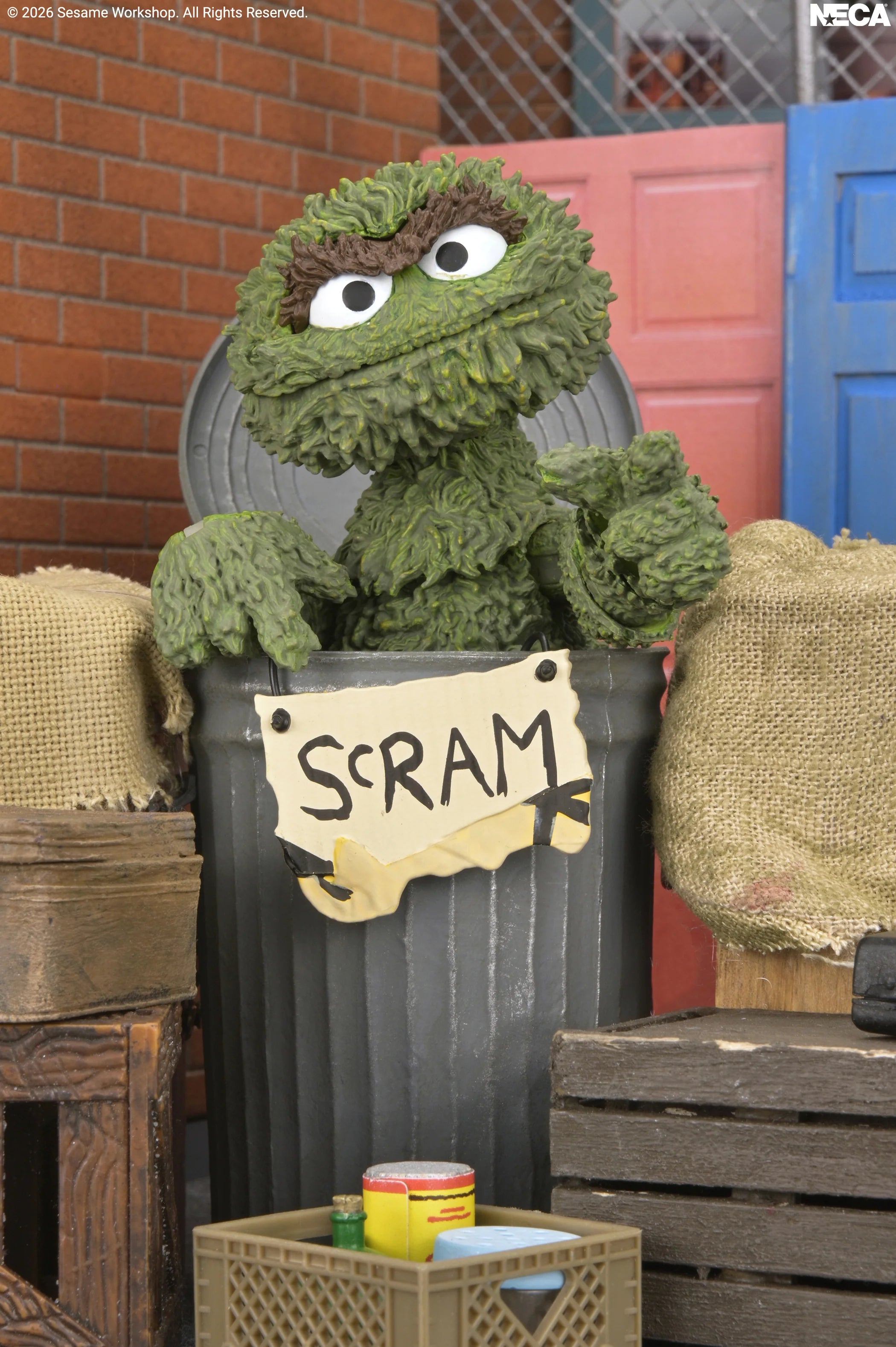 NECA - Sesame Street - Ultimate Oscar The Grouch 7" Scale Action Figure (Pre-Order Ships 4th Quarter 2026)