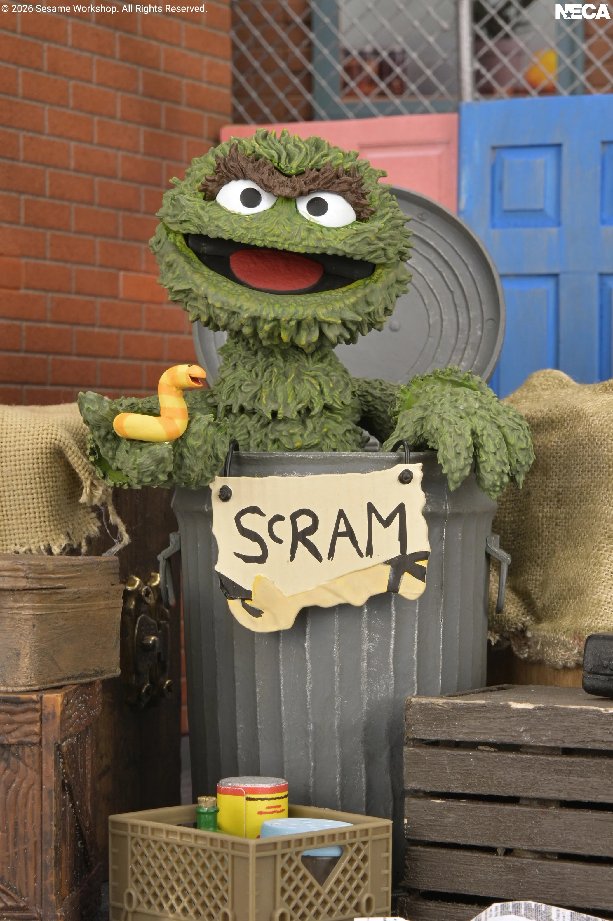 NECA - Sesame Street - Ultimate Oscar The Grouch 7" Scale Action Figure (Pre-Order Ships 4th Quarter 2026)