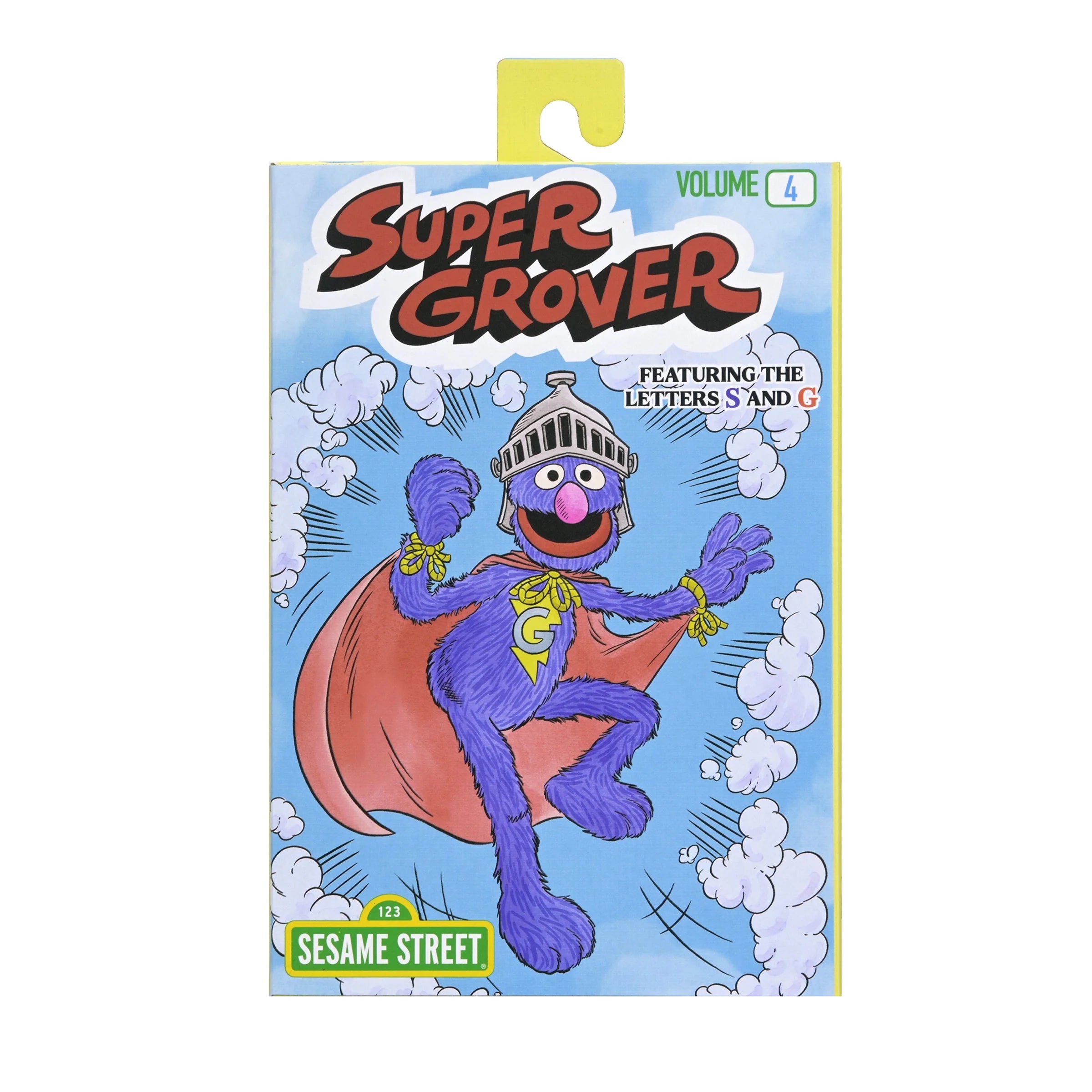 Damaged Package - NECA - Sesame Street - Ultimate Super Grover 7" Scale Action Figure