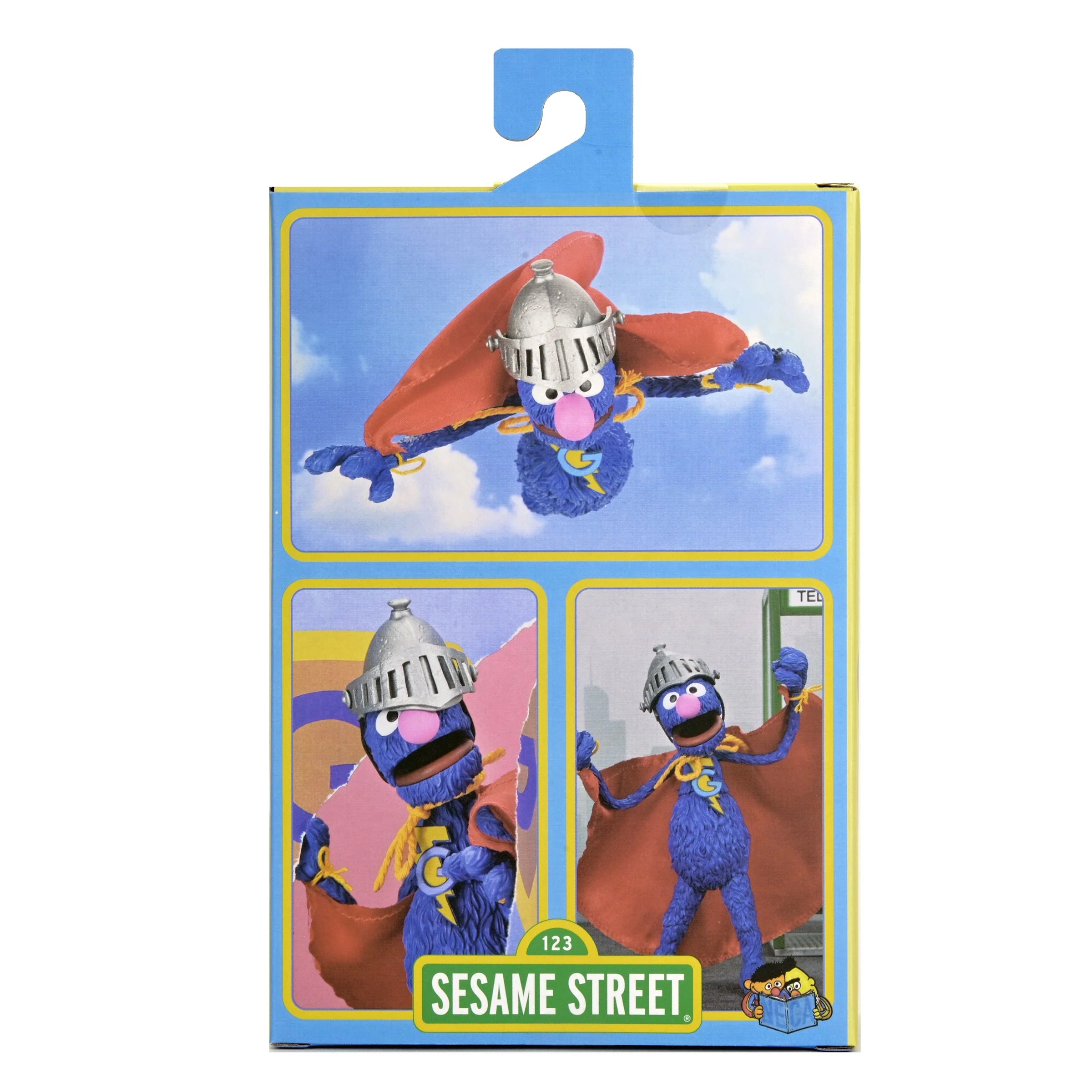 Damaged Package - NECA - Sesame Street - Ultimate Super Grover 7" Scale Action Figure