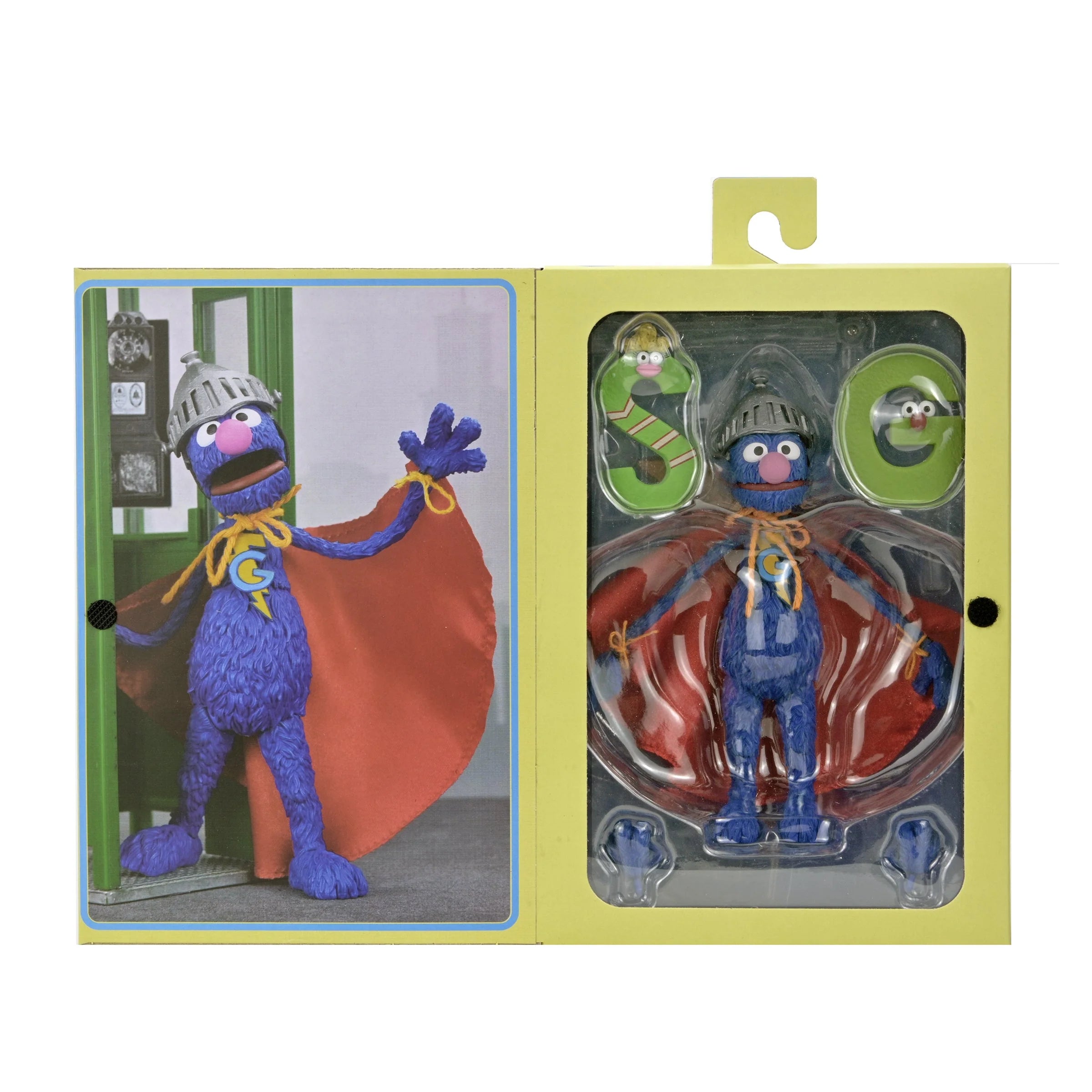 Damaged Package - NECA - Sesame Street - Ultimate Super Grover 7" Scale Action Figure