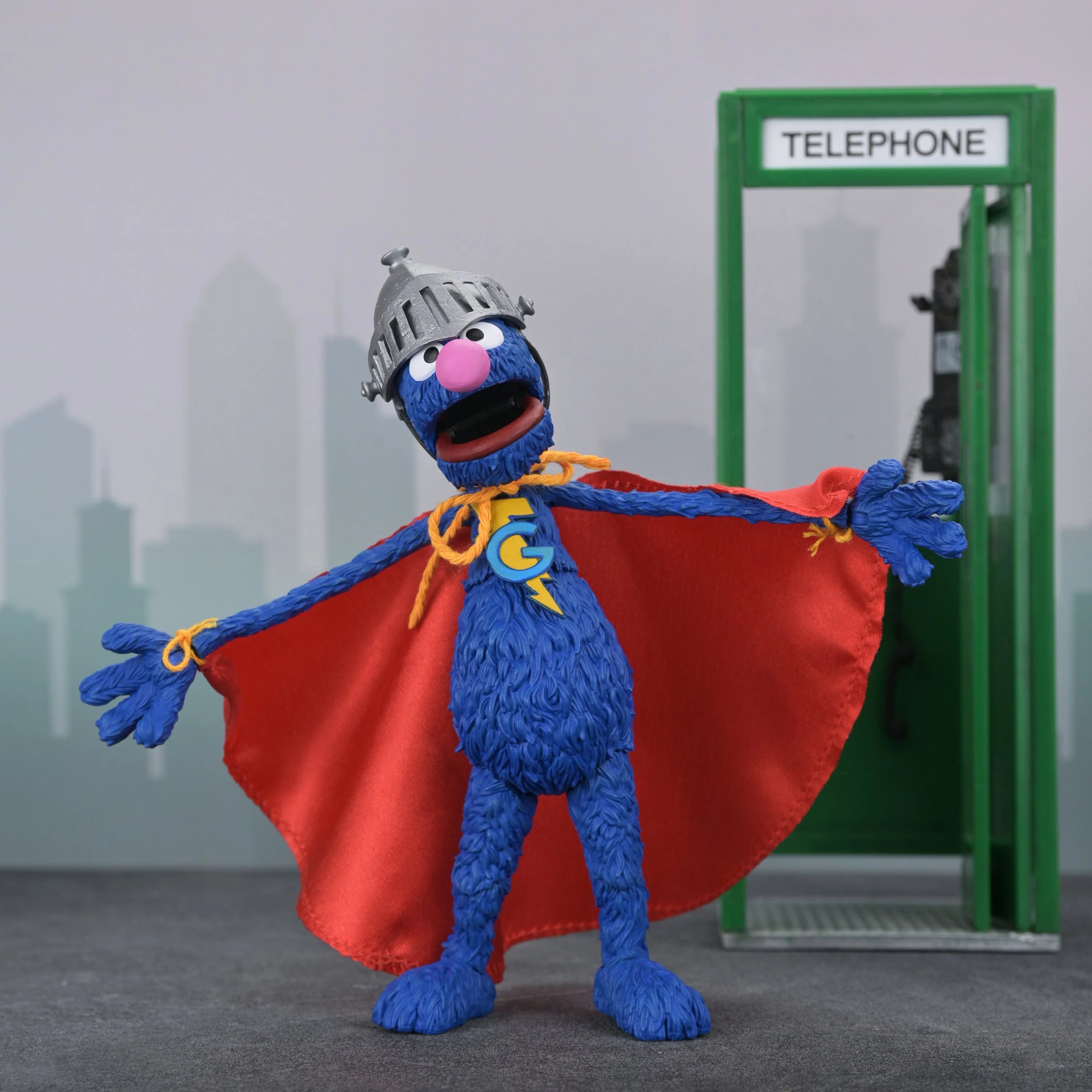 Damaged Package - NECA - Sesame Street - Ultimate Super Grover 7" Scale Action Figure