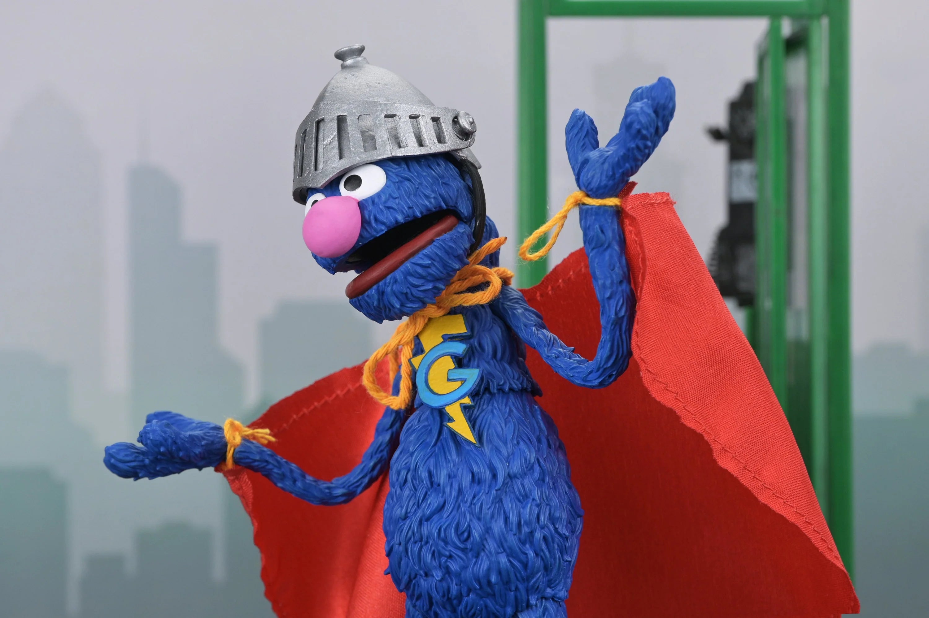 Damaged Package - NECA - Sesame Street - Ultimate Super Grover 7" Scale Action Figure