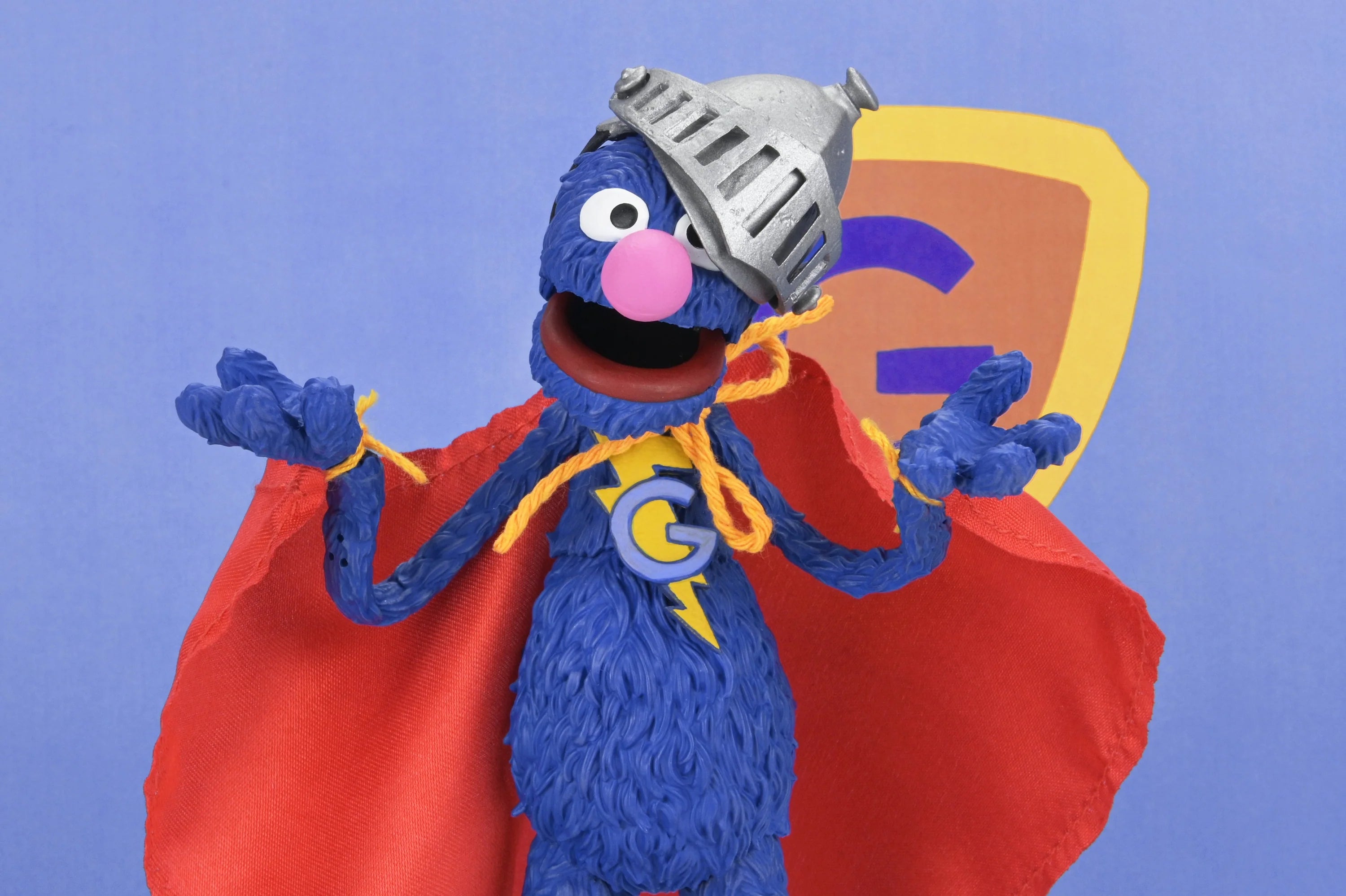 Damaged Package - NECA - Sesame Street - Ultimate Super Grover 7" Scale Action Figure