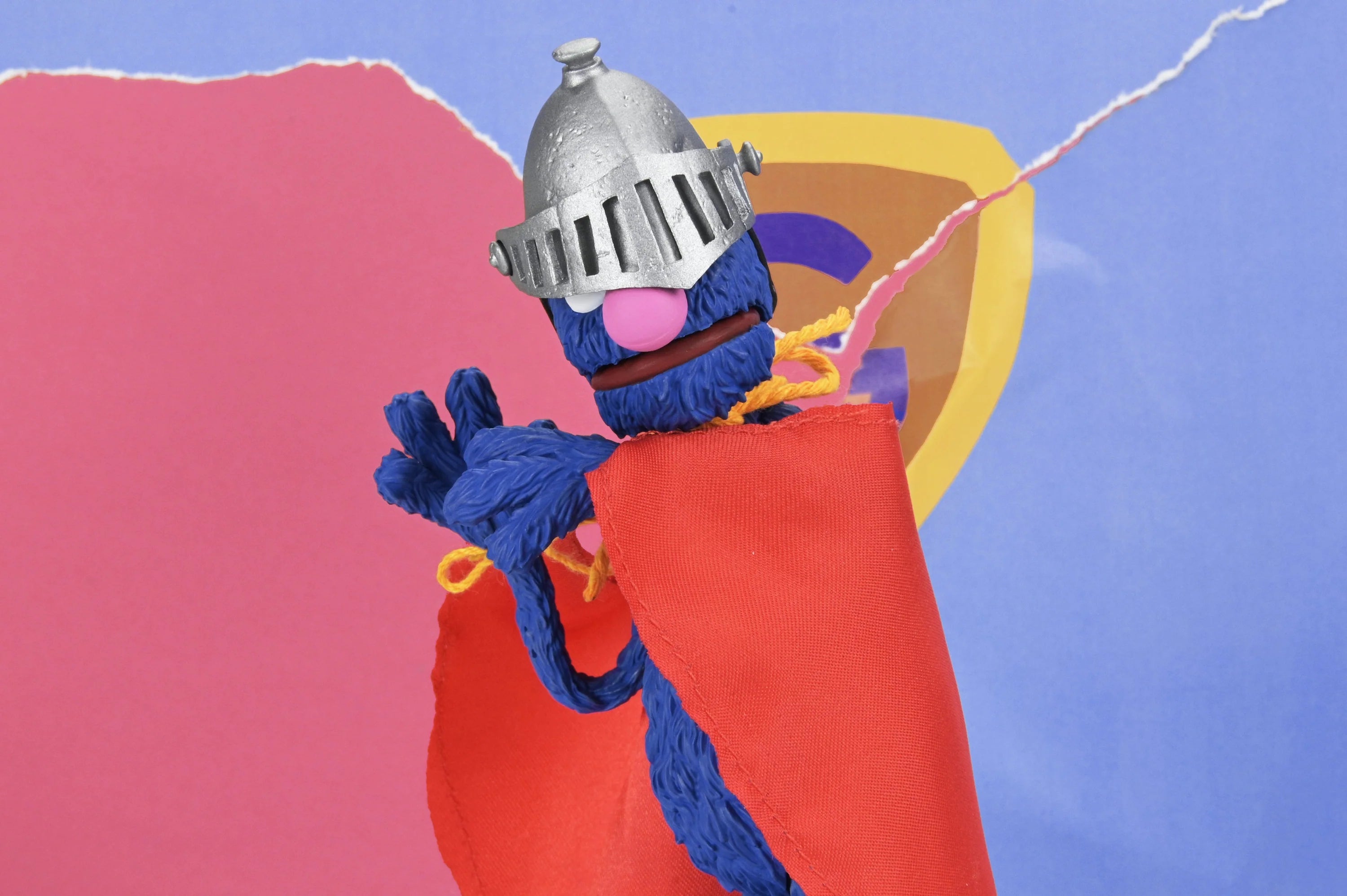 Damaged Package - NECA - Sesame Street - Ultimate Super Grover 7" Scale Action Figure