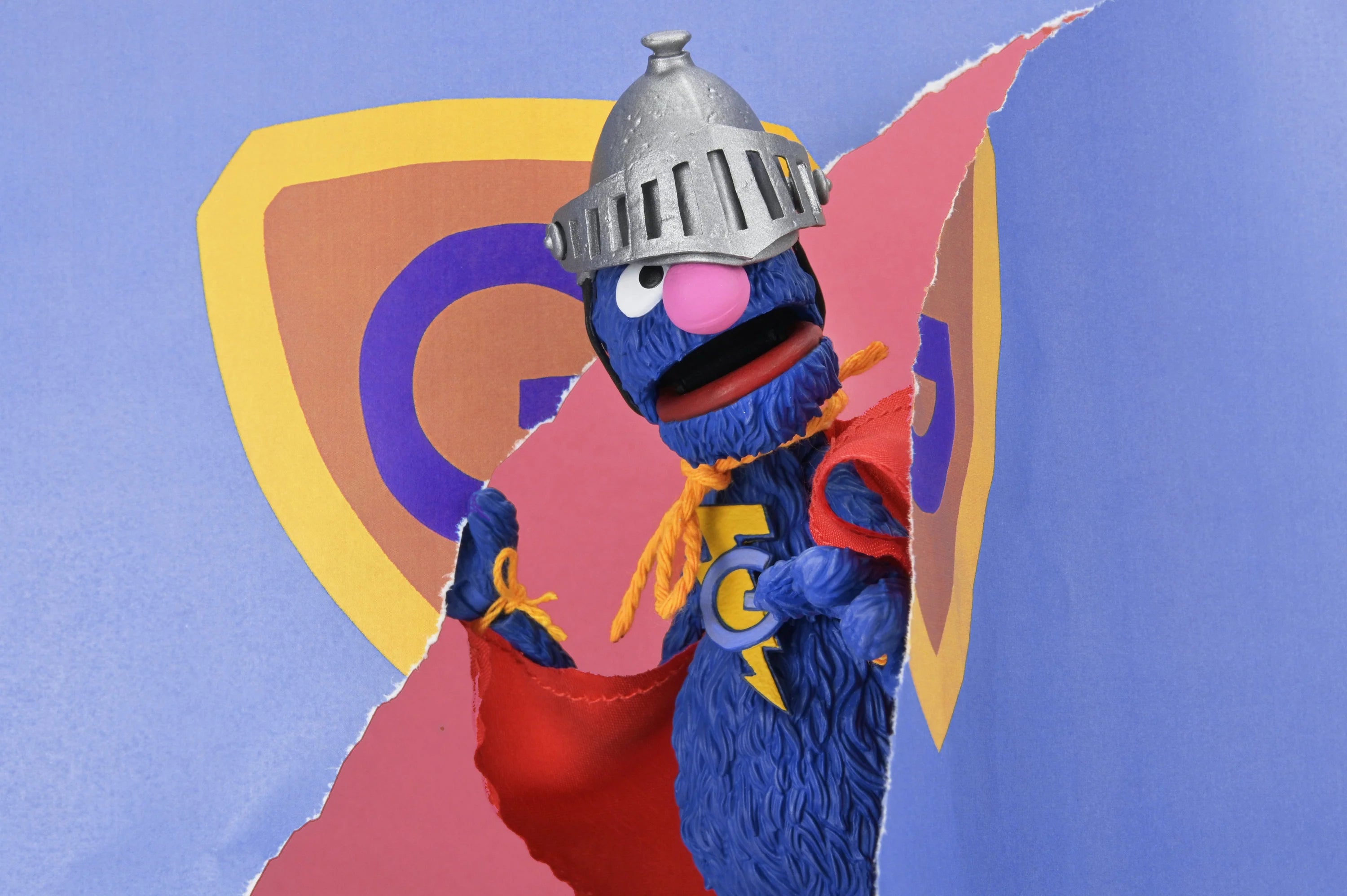 Damaged Package - NECA - Sesame Street - Ultimate Super Grover 7" Scale Action Figure