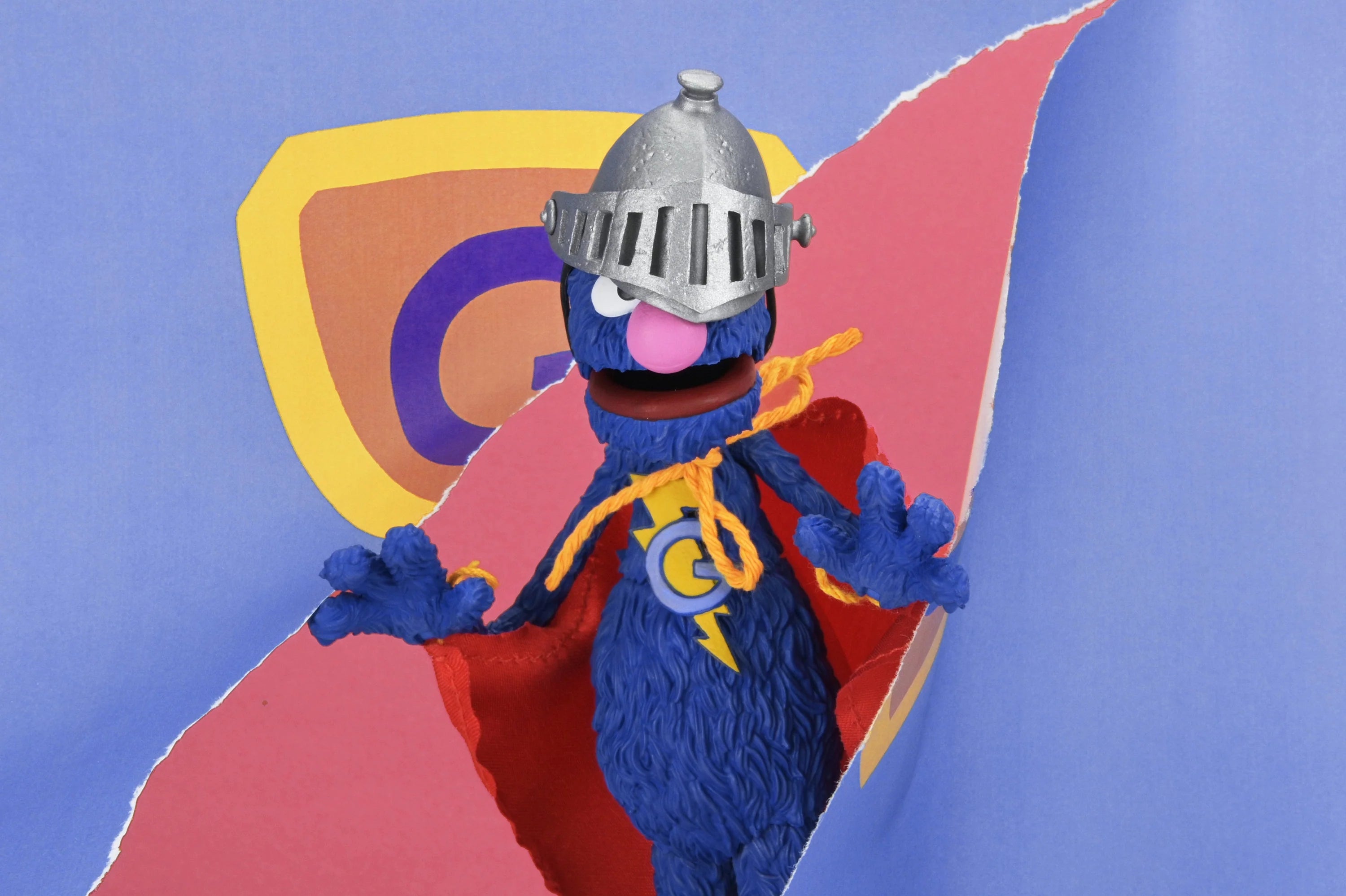 Damaged Package - NECA - Sesame Street - Ultimate Super Grover 7" Scale Action Figure