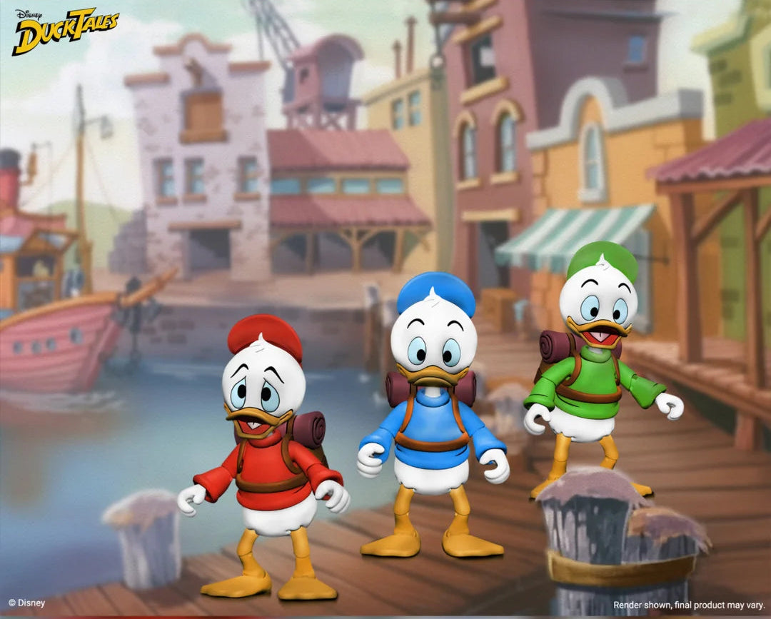 NECA - Disney’s DuckTales - Ultimate Huey, Dewey, and Louie 7" Scale Action Figure 3-Pack (Pre-Order Ships October 2026)