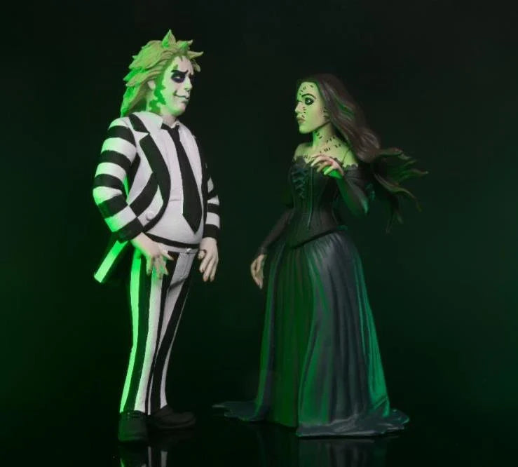 NECA - Toony Terrors Beetlejuice (2024) Beetlejuice & Delores 6" Action Figure 2-Pack (Pre-Order Ships January)