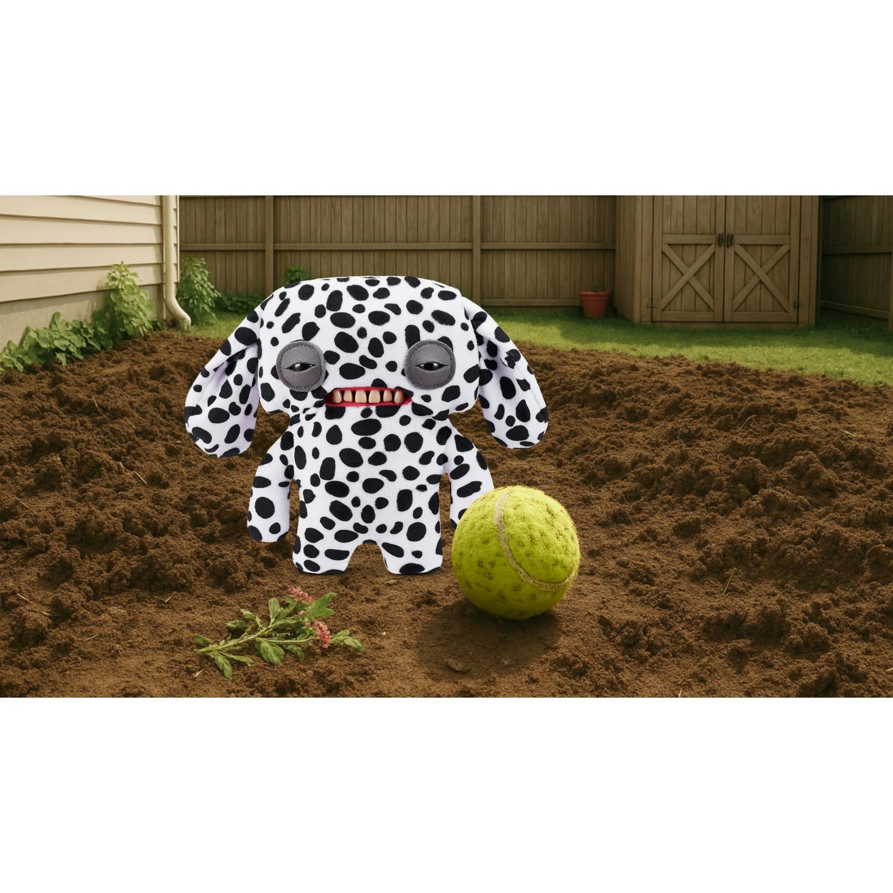 Fuggler - Butt Ugly Pets - Annoyed Alien (Dalmatian)  -  9" Plush Figure
