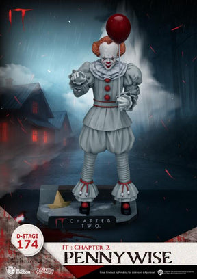 BEAST KINGDOM - IT: Chapter Two D-Stage 174 Pennywise Statue (Pre-Order Ships Q1 2026)