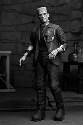 NECA - Universal Monsters - Bride of Frankenstein - Ultimate Frankenstein's Monster (B&W) Action Figure (Pre-Order Ships January)