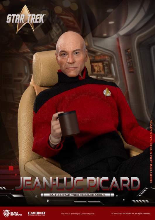 BEAST KINGDOM - Star Trek VII: Generations Dynamic 8ction Heroes DAH-129P Captain Picard Limited Edition Action Figure (Pre-Order Ships 1st Quarter 2026)