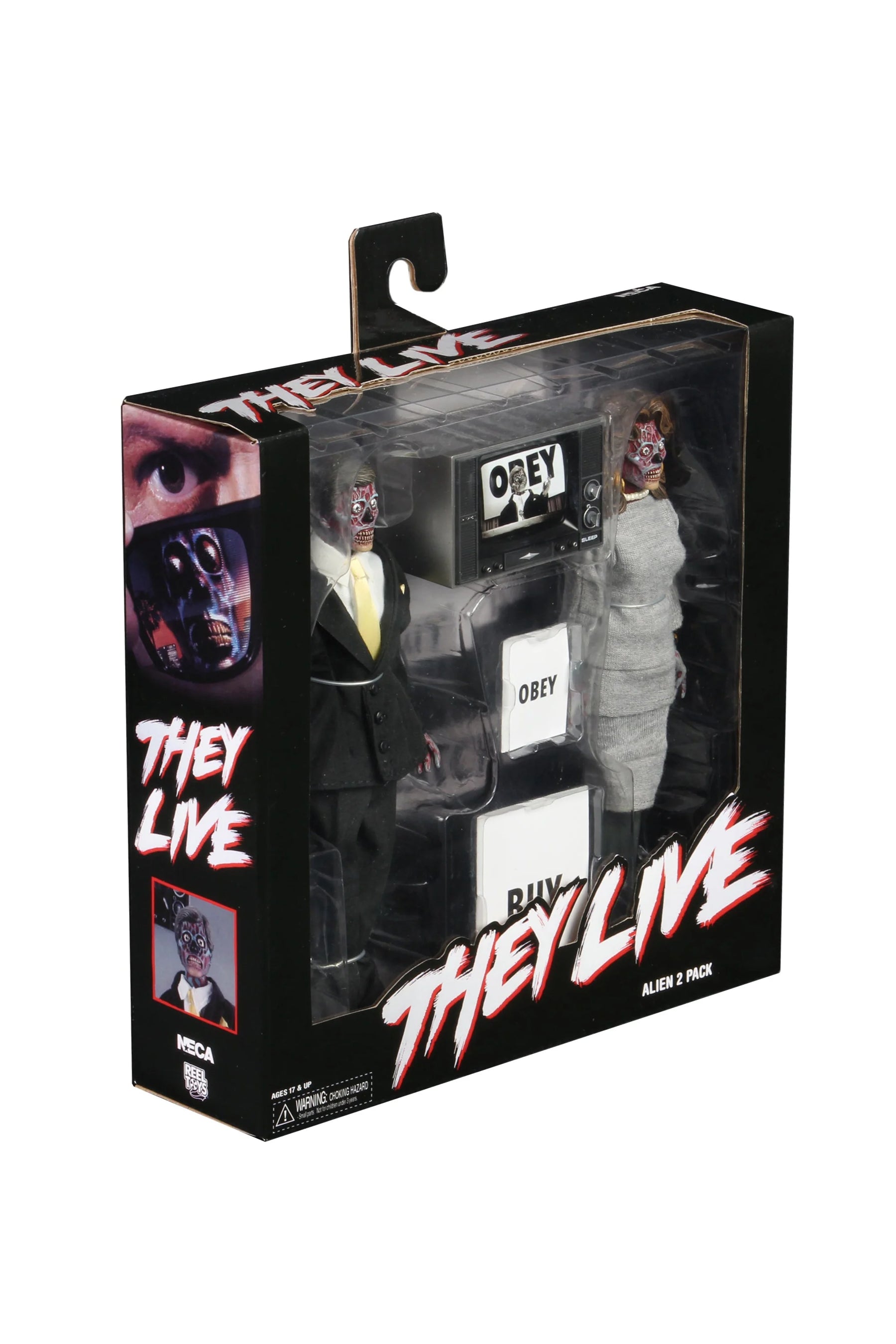 NECA - They Live - 8" Clothed Action Figures (Alien 2-Pack)