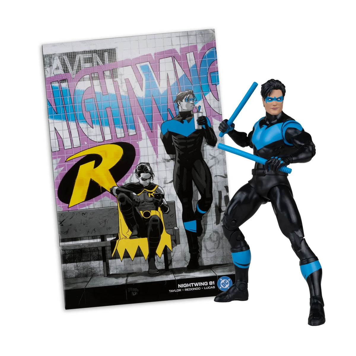 McFarlane - DC Page Punchers: Nightwing #81 - Nightwing 7" Figure with Comic