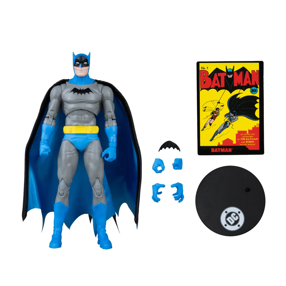 McFarlane - DC Page Punchers: Batman #1 - Batman 7" Figure with Comic
