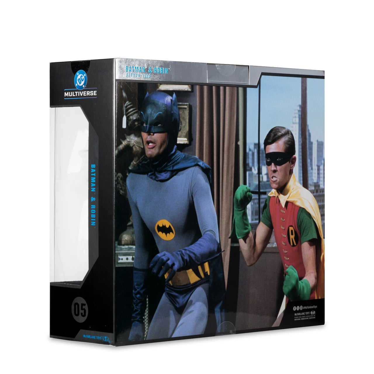 McFarlane Collector Edition #5 - DC Multiverse - Batman & Robin (Batman Classic TV Series) 7" Action Figure 2-Pack