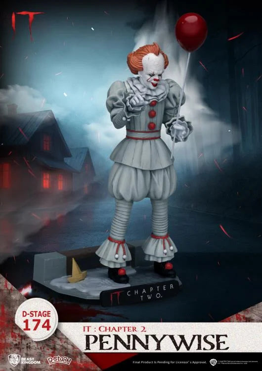 BEAST KINGDOM - IT: Chapter Two D-Stage 174 Pennywise Statue (Pre-Order Ships Q1 2026)