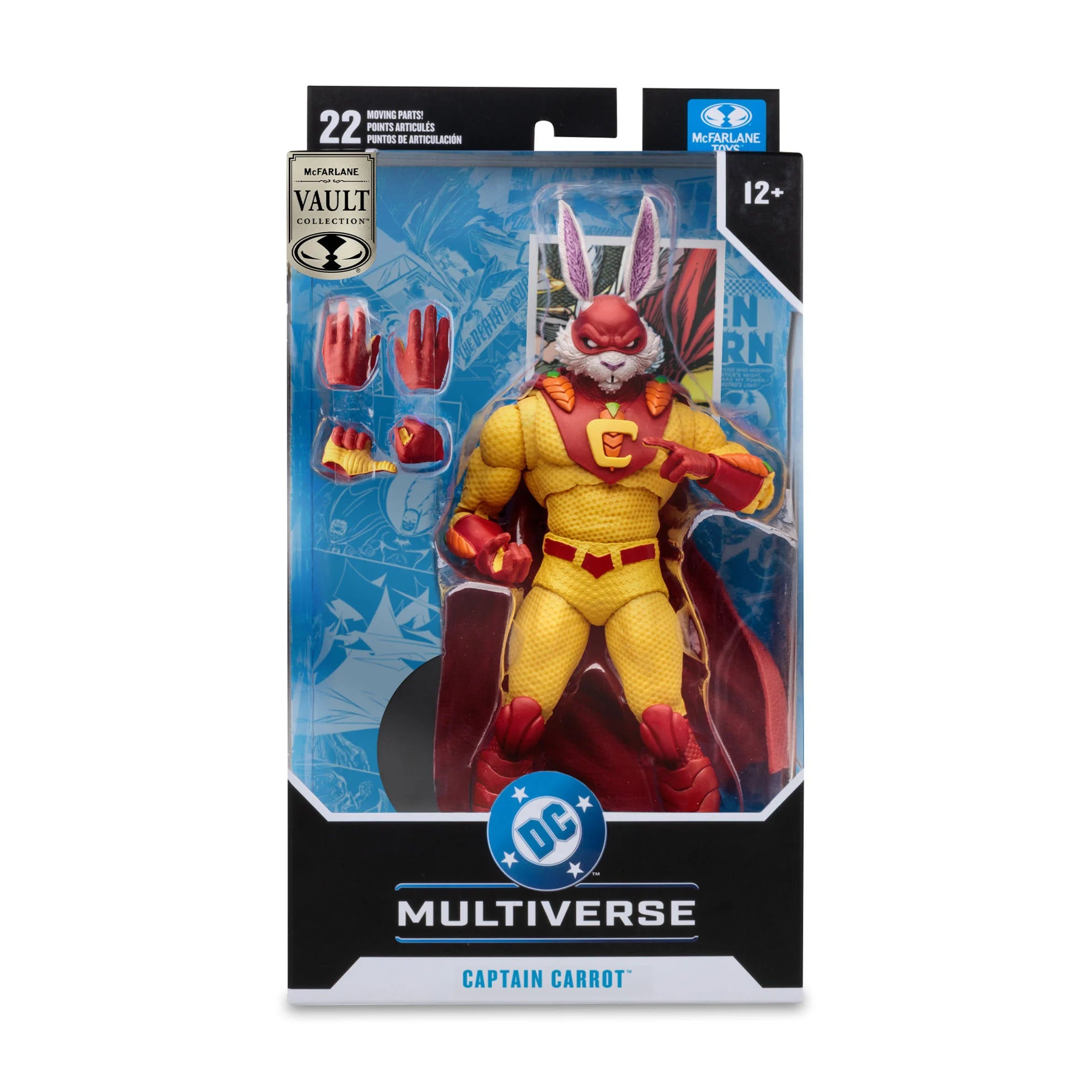 MCFARLANE VAULT COLLECTION - DC MULTIVERSE - CAPTAIN CARROT (JUSTICE LEAGUE INCARNATE) 7" ACTION FIGURE (Pre-Order Ships October 2026)