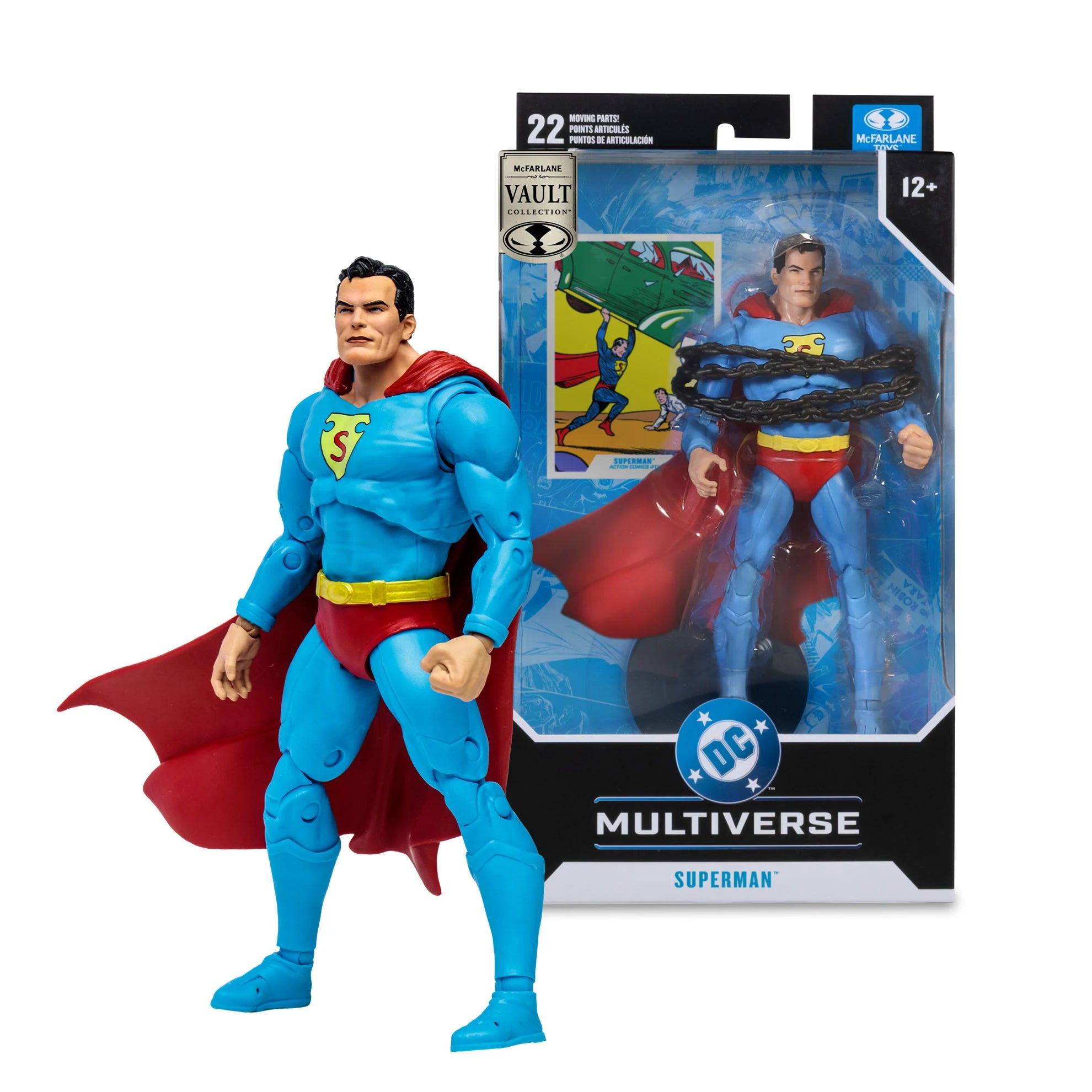 MCFARLANE VAULT COLLECTION - DC MULTIVERSE - SUPERMAN (ACTION COMICS) 7" ACTION FIGURE (Pre-Order Ships September 2026)
