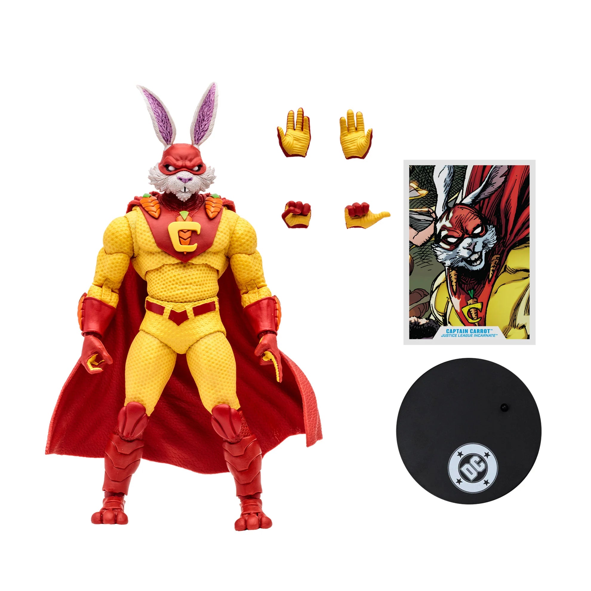 MCFARLANE VAULT COLLECTION - DC MULTIVERSE - CAPTAIN CARROT (JUSTICE LEAGUE INCARNATE) 7" ACTION FIGURE (Pre-Order Ships October 2026)