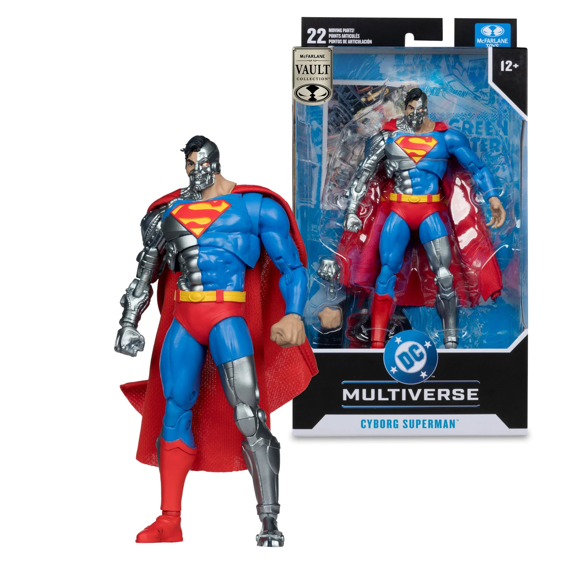 MCFARLANE VAULT COLLECTION - DC MULTIVERSE - CYBORG SUPERMAN (REVENGE OF THE GREEN LANTERNS) 7" ACTION FIGURE (Pre-Order Ships October 2026)