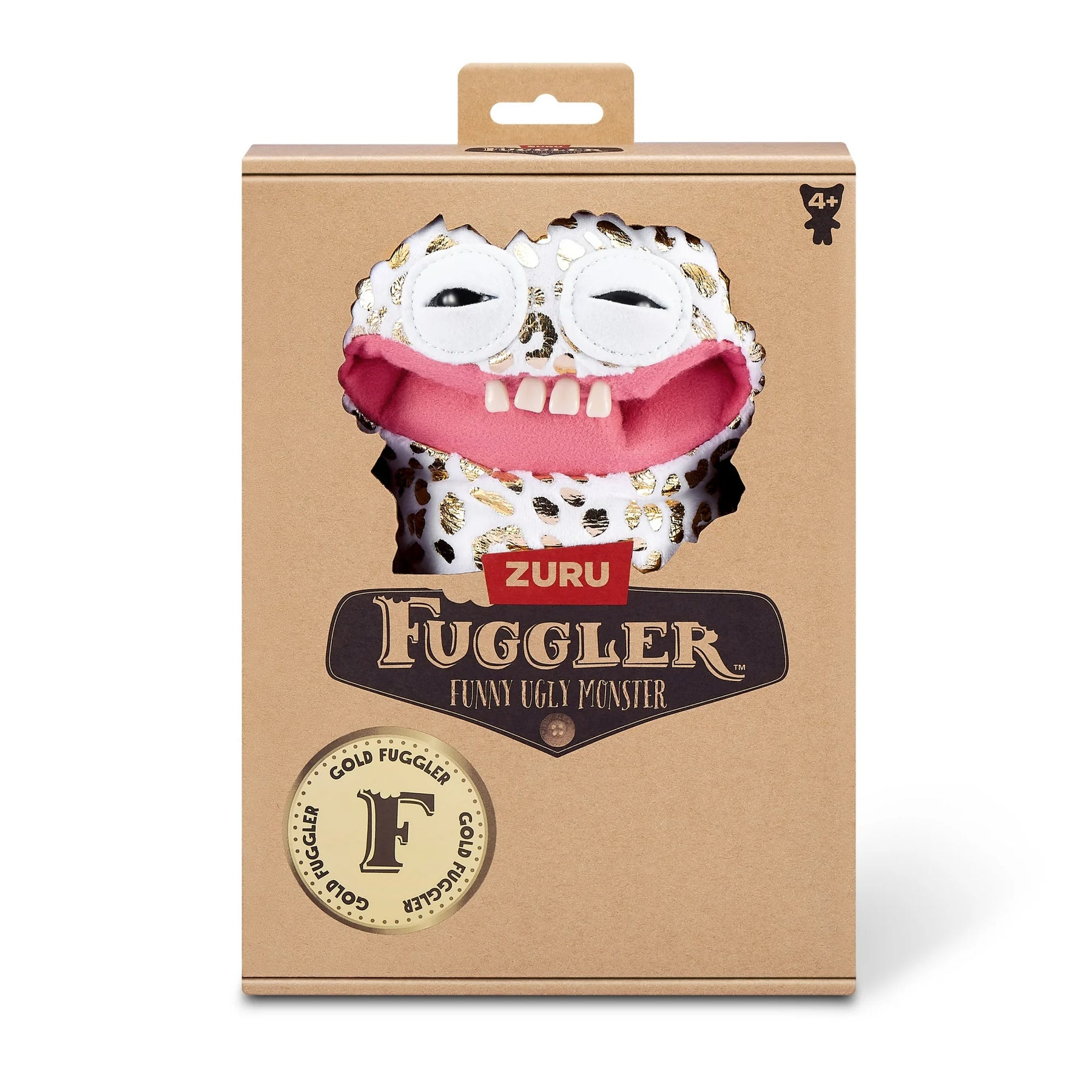 Fuggler -Gold Fuggs - Grin Grin  -  9" Plush Figure