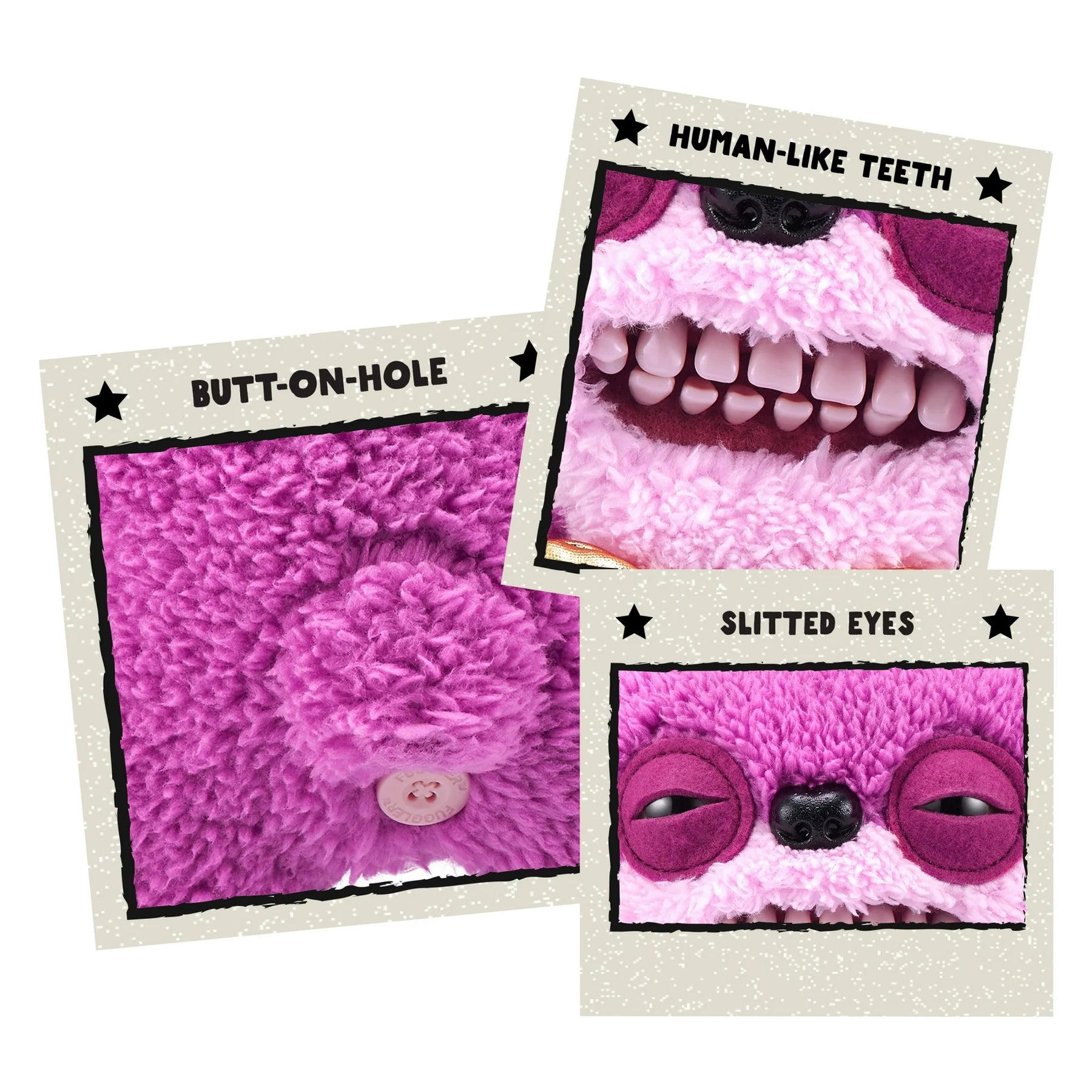 Fuggler -Gold Fuggs - Teddy Bear Nightmare  -  9" Plush Figure