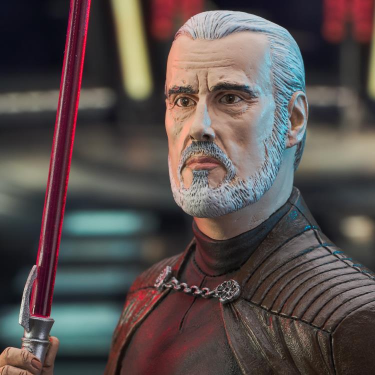 DIAMOND SELECT - Star Wars: Revenge of the Sith Count Dooku 1/6 Scale Limited Edition Bust