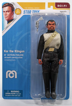 Damaged Package Mego Topps X - Star Trek - Kor the Klingon 8" Action Figure