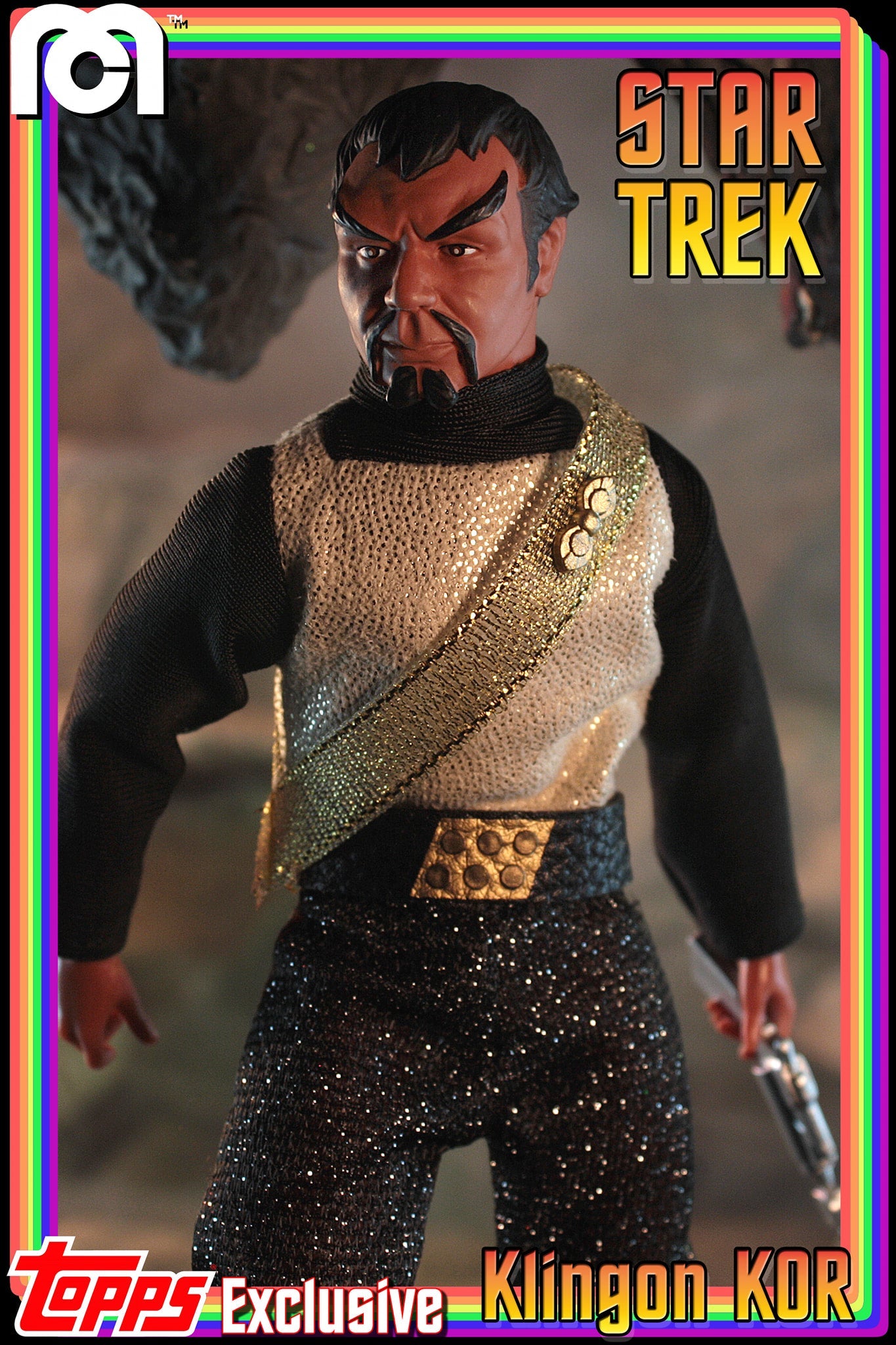 Damaged Package Mego Topps X - Star Trek - Kor the Klingon 8" Action Figure