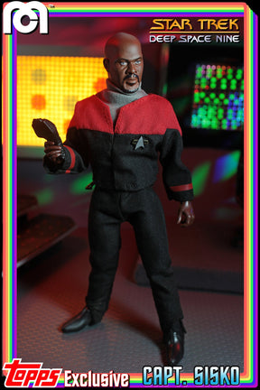 Damaged Package Mego Topps X - Star Trek - Captain Sisko 8" Action Figure